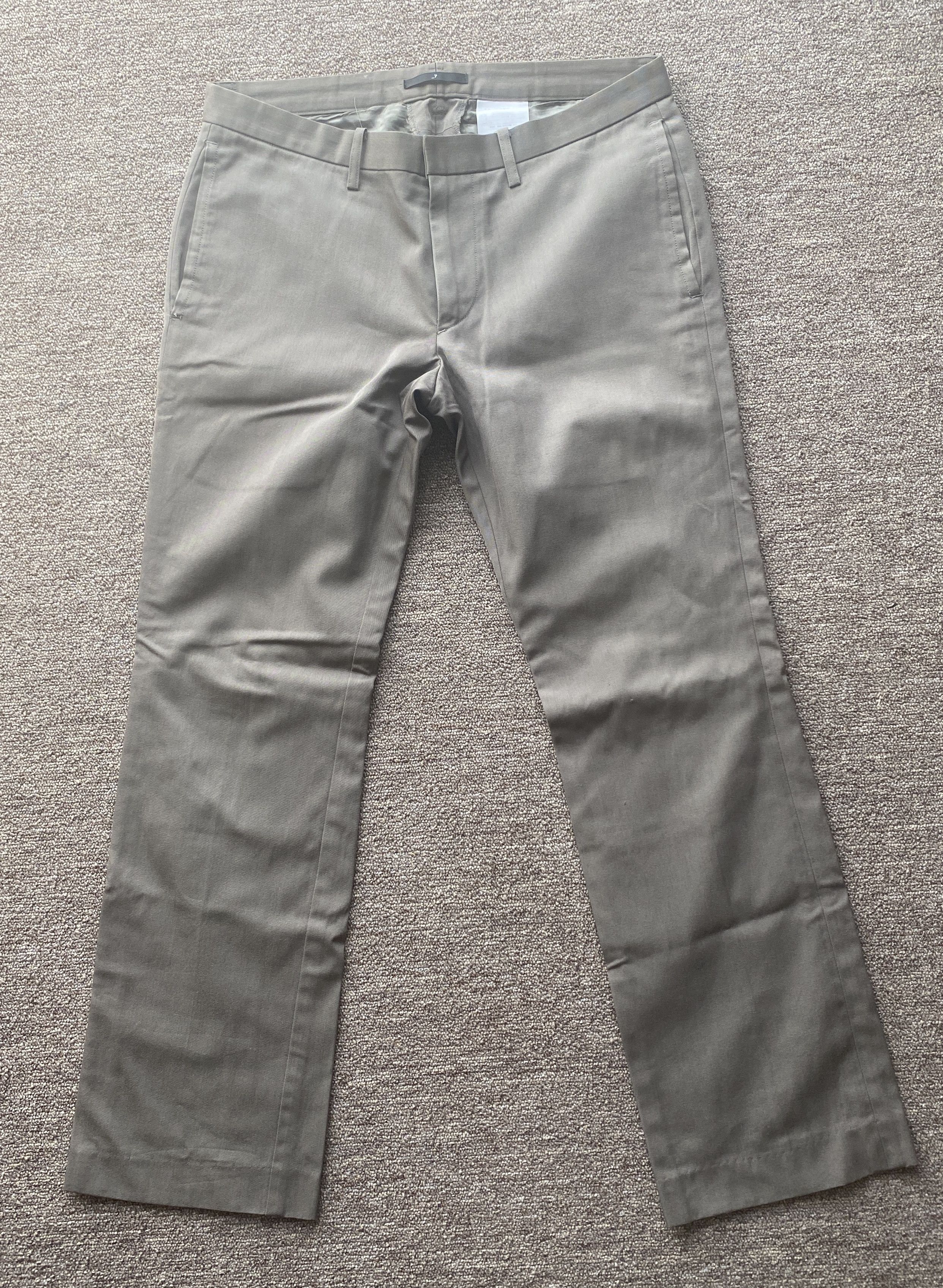 image of Julius 7 Aw 06 Low Rise Cotton Wool in Grey, Men's (Size 32)
