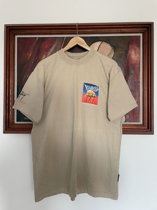 Vintage Billabong Vintage 90s Surf Skate Beige 1996 Rare Tee Travis ...