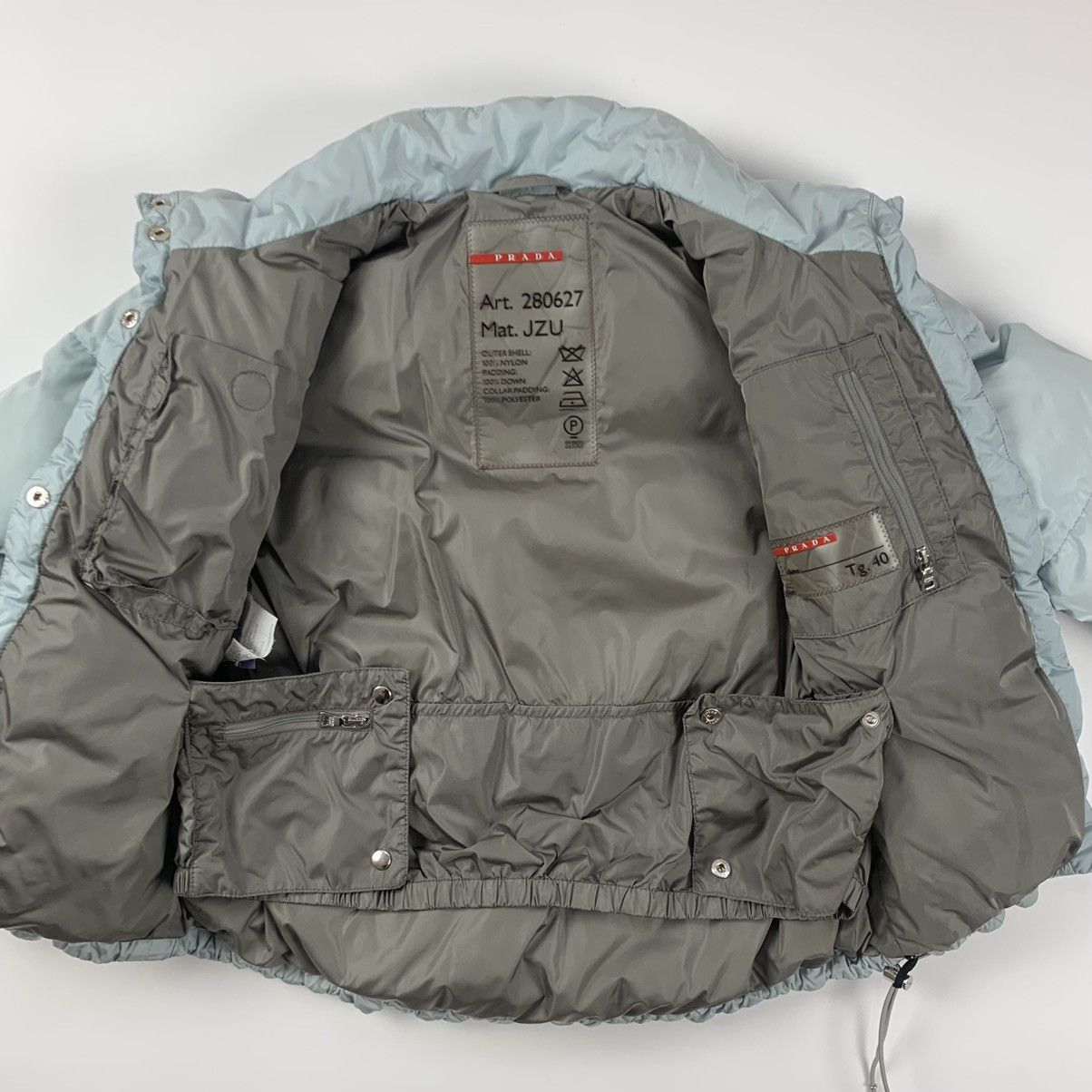 Prada Prada sport vintage womens cropped down jacket Size S / US 4 / IT 40 - 4 Thumbnail