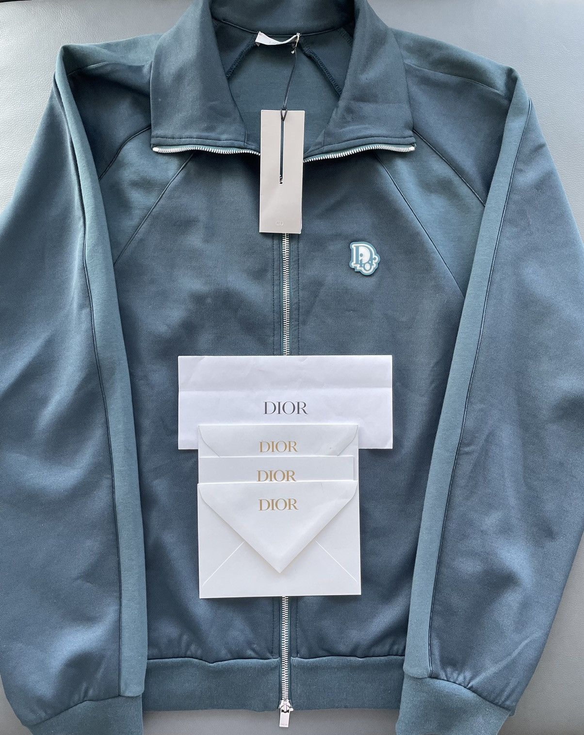 Dior $3k Value Super Runway Brand New Dior Logo Bomber Jacket Size US L / EU 52-54 / 3 - 4 Thumbnail