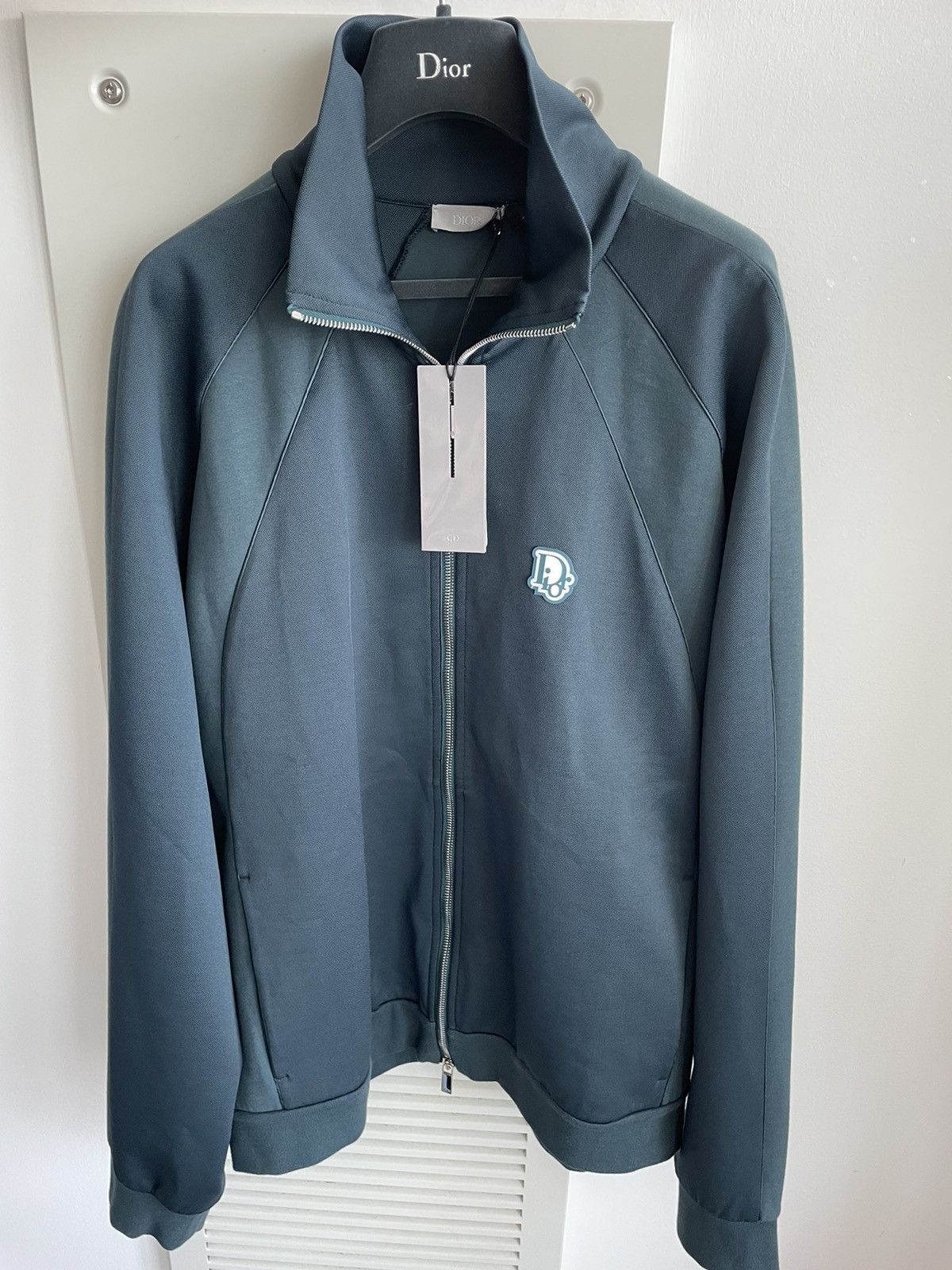 Dior $3k Value Super Runway Brand New Dior Logo Bomber Jacket Size US L / EU 52-54 / 3 - 22 Thumbnail