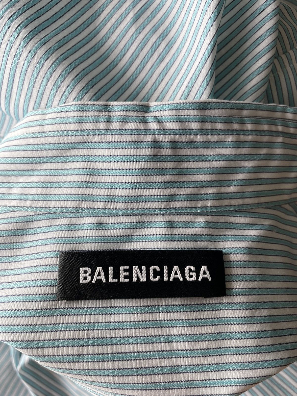 Balenciaga Rare Runway Limited Edition Brand New Balenciaga Logo Shirt Size US XL / EU 56 / 4 - 5 Thumbnail