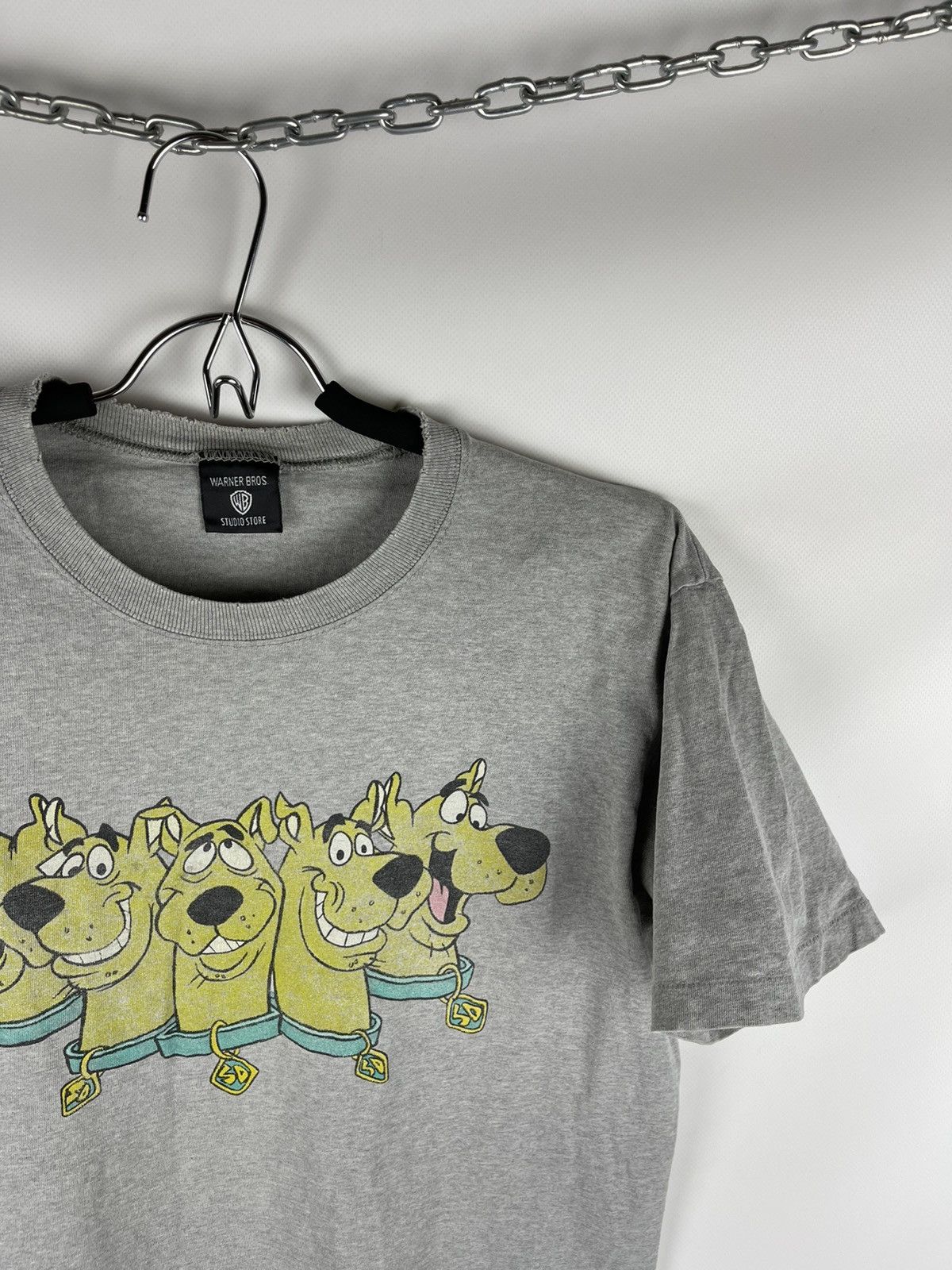 Vintage × Warner Bros Warner bros 1998 scooby doo vintage big logo grey tee Size US M / EU 48-50 / 2 - 3 Thumbnail