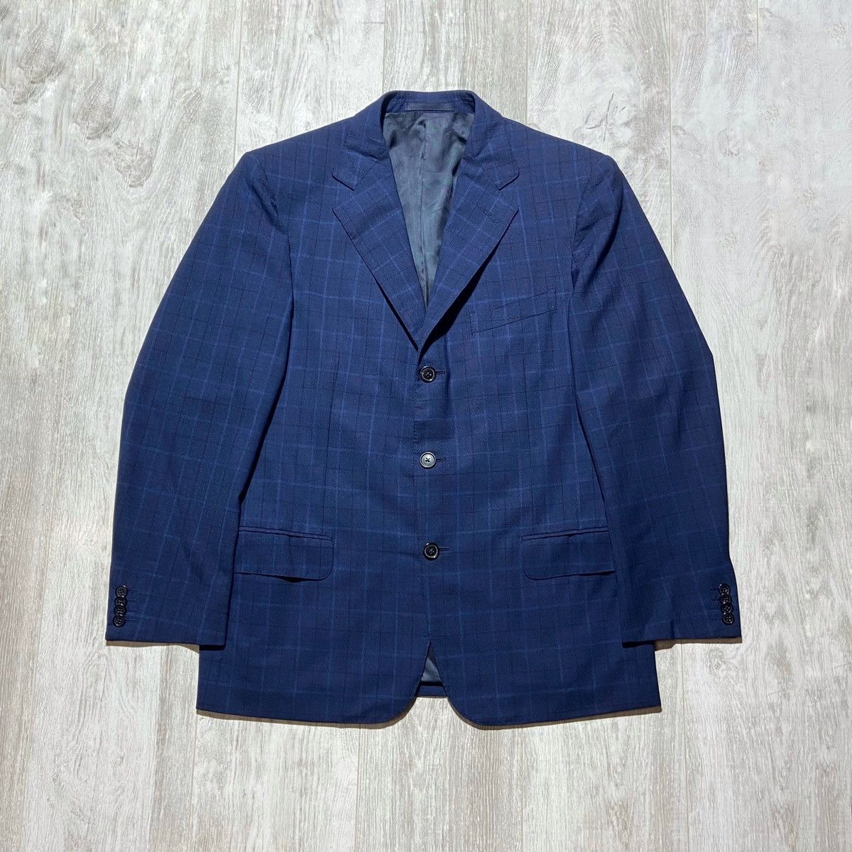 Vintage Ermenegildo Zegna Check Blazer | Grailed