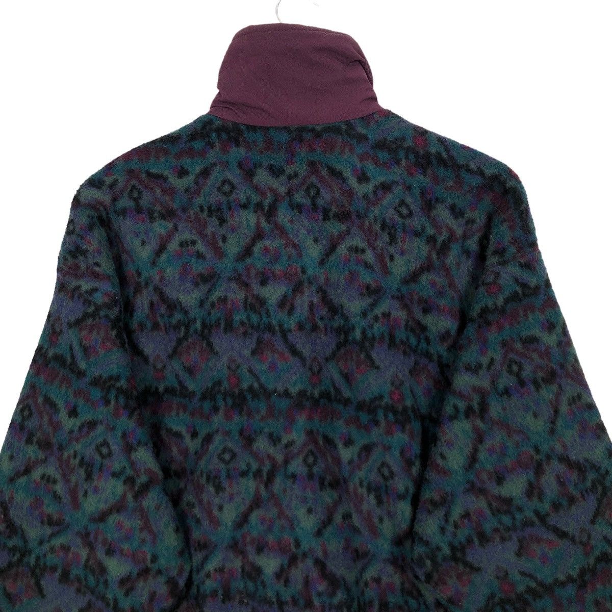 Columbia Vintage 90s Columbia Mock Neck Fleece Sweater Made In USA Size US L / EU 52-54 / 3 - 10 Thumbnail