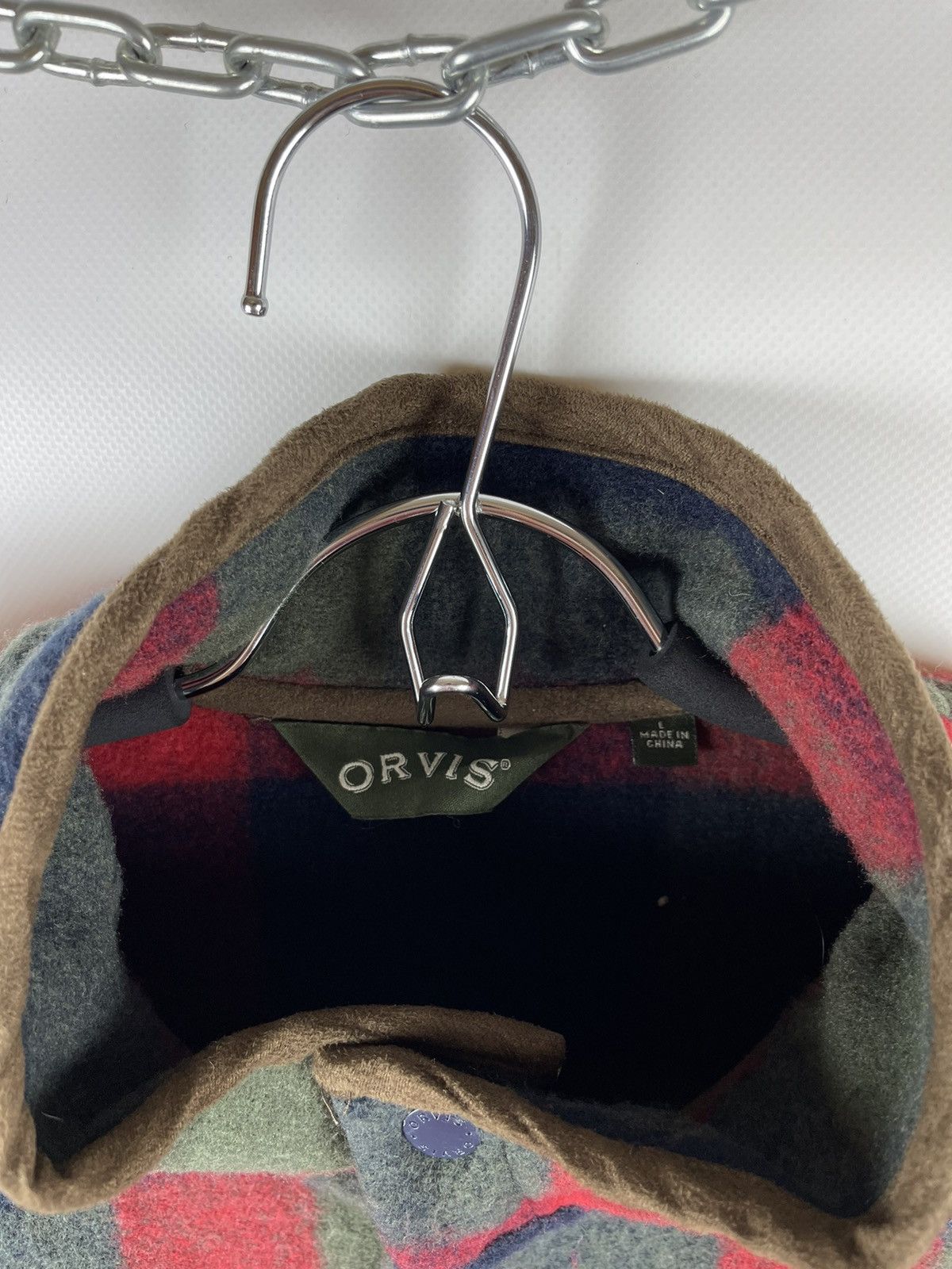 Orvis Orvis vintage checkered Snap-T fleece 1/4 button jacket Size US L / EU 52-54 / 3 - 8 Thumbnail