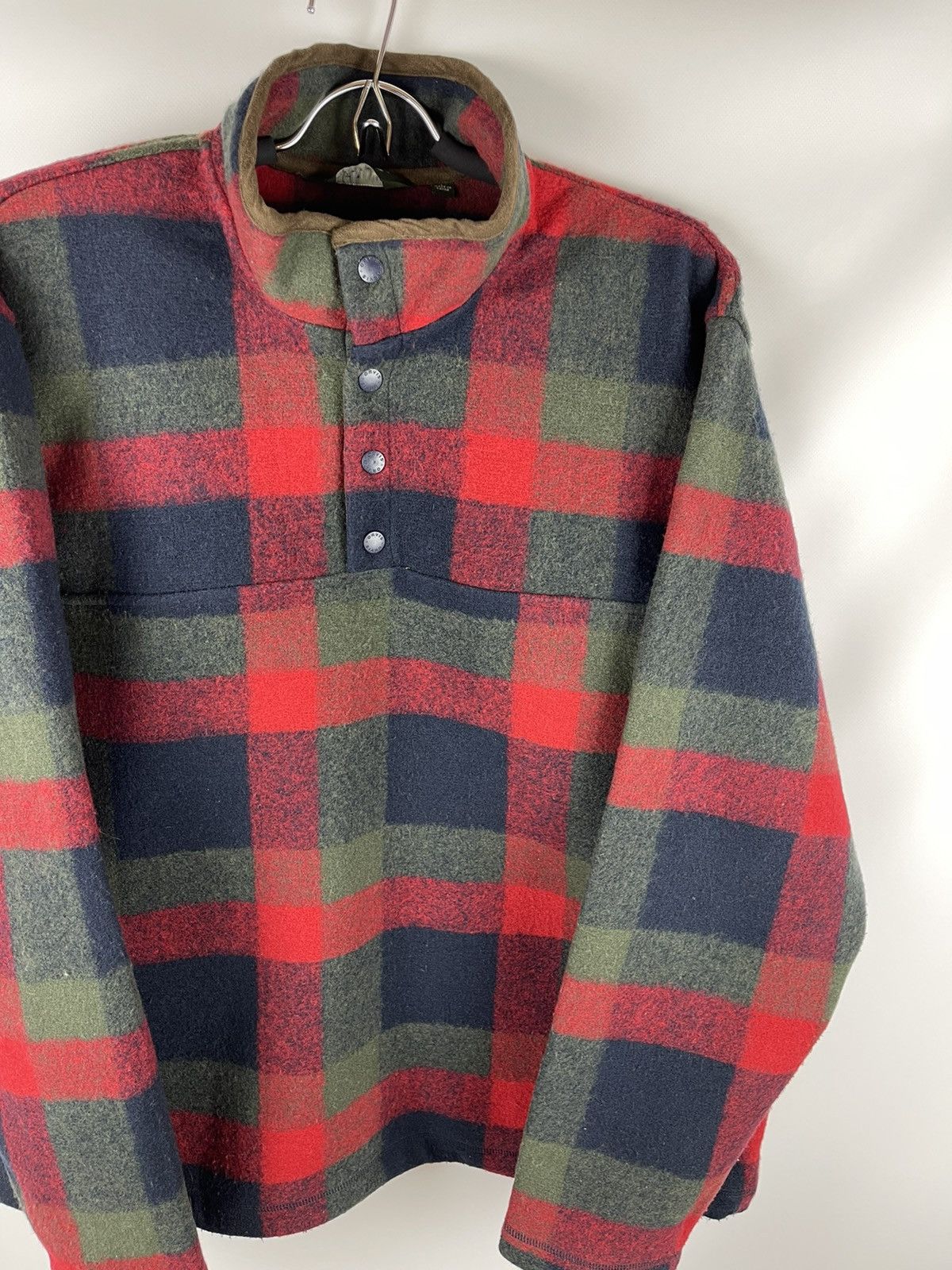Orvis Orvis vintage checkered Snap-T fleece 1/4 button jacket Size US L / EU 52-54 / 3 - 6 Thumbnail