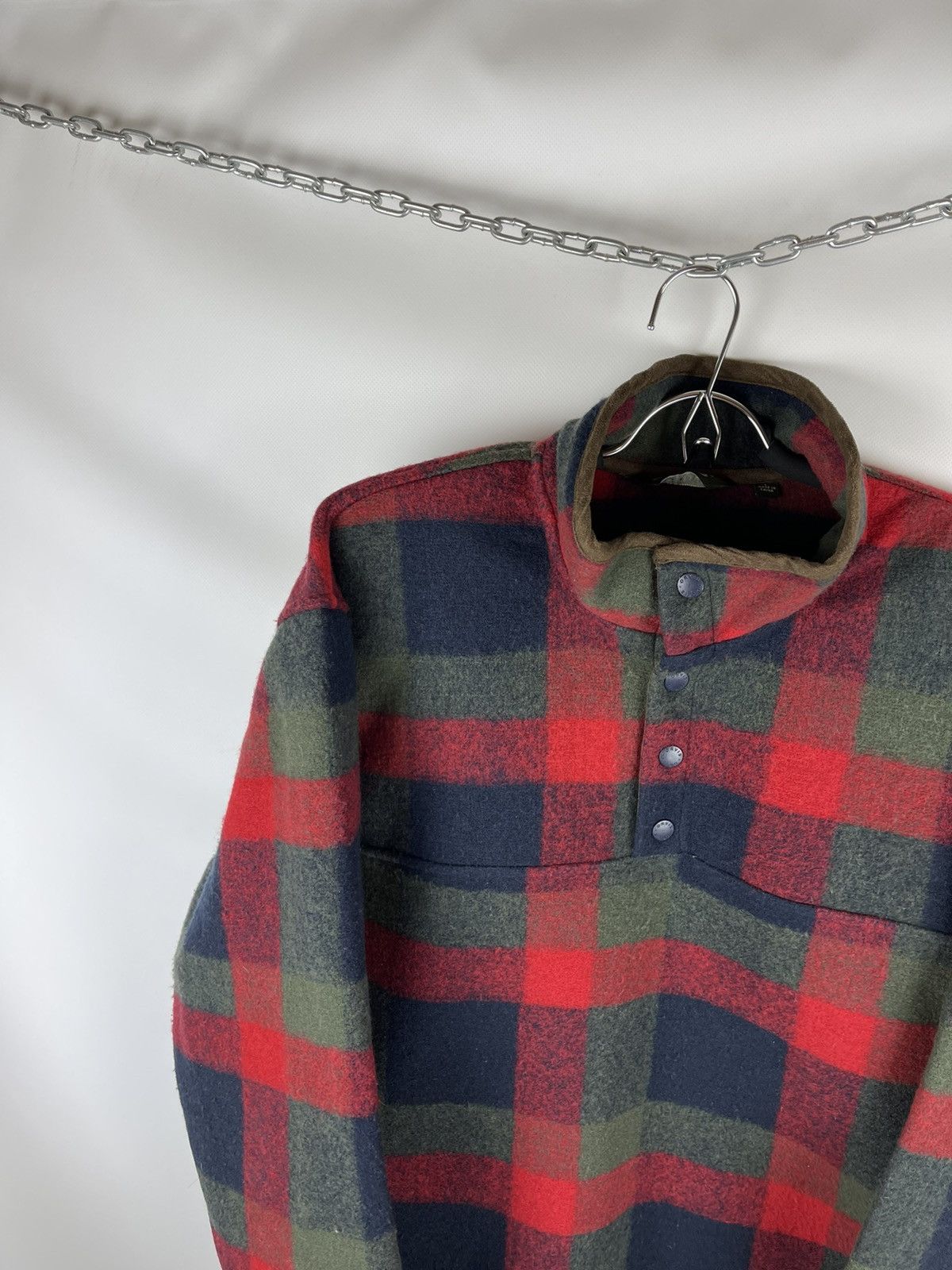 Orvis Orvis vintage checkered Snap-T fleece 1/4 button jacket Size US L / EU 52-54 / 3 - 2 Thumbnail