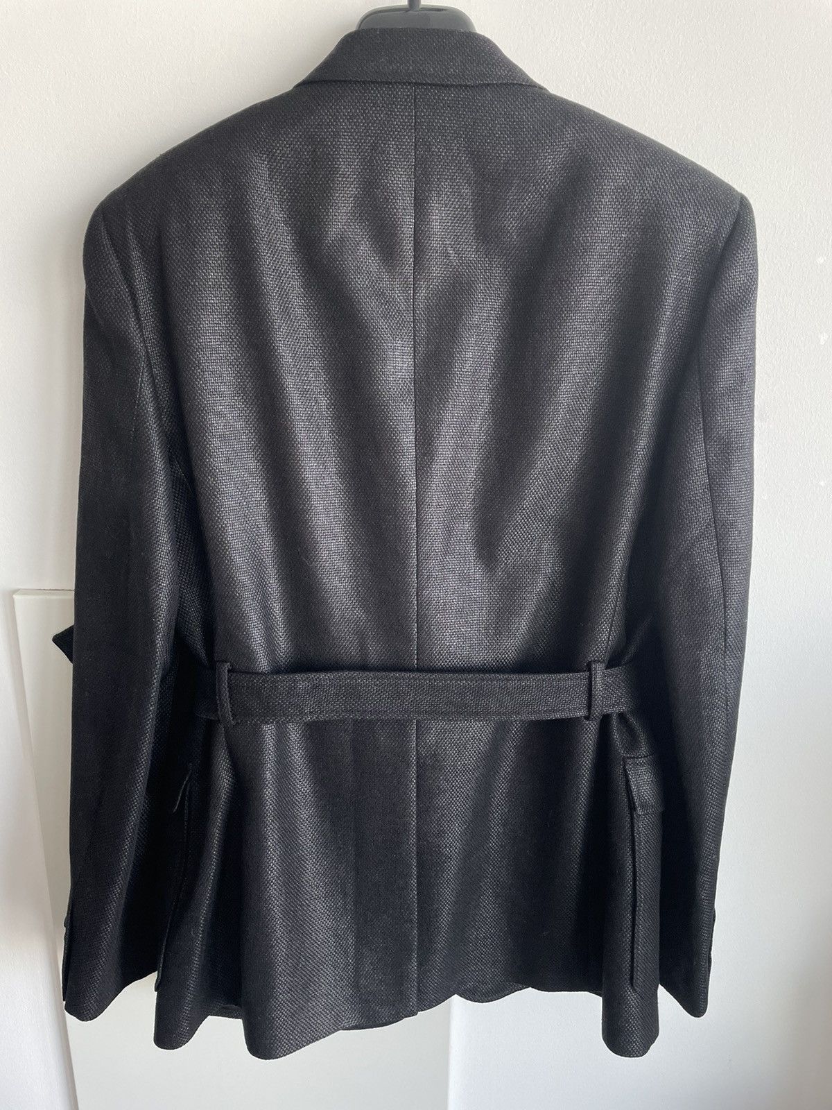 Hedi Slimane × Saint Laurent Paris × Yves Saint Laurent $4,100 Super Runway Tweed Saint Laurent Blazer Jacket Size US L / EU 52-54 / 3 - 14 Thumbnail