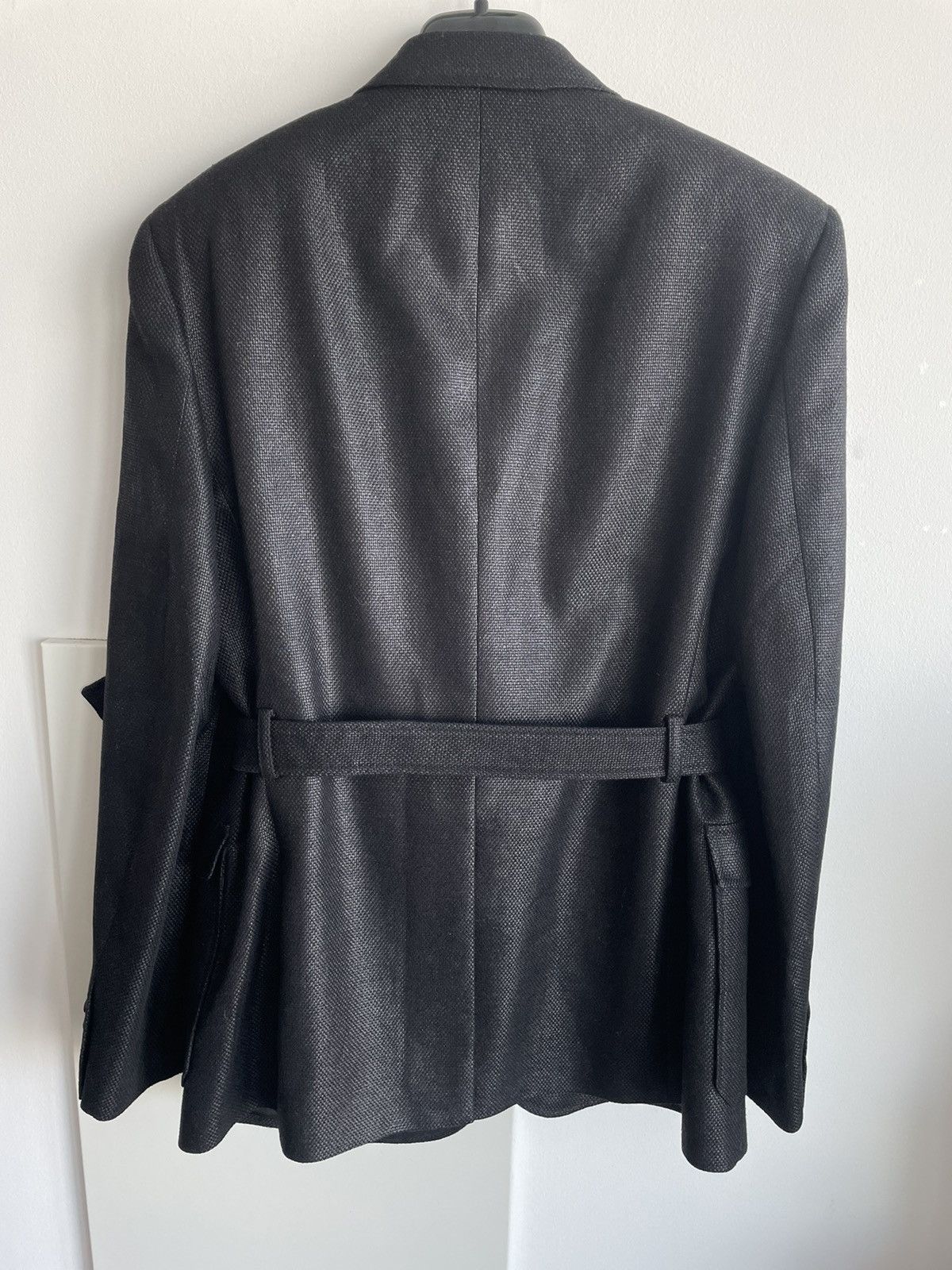 Hedi Slimane × Saint Laurent Paris × Yves Saint Laurent $4,100 Super Runway Tweed Saint Laurent Blazer Jacket Size US L / EU 52-54 / 3 - 4 Thumbnail