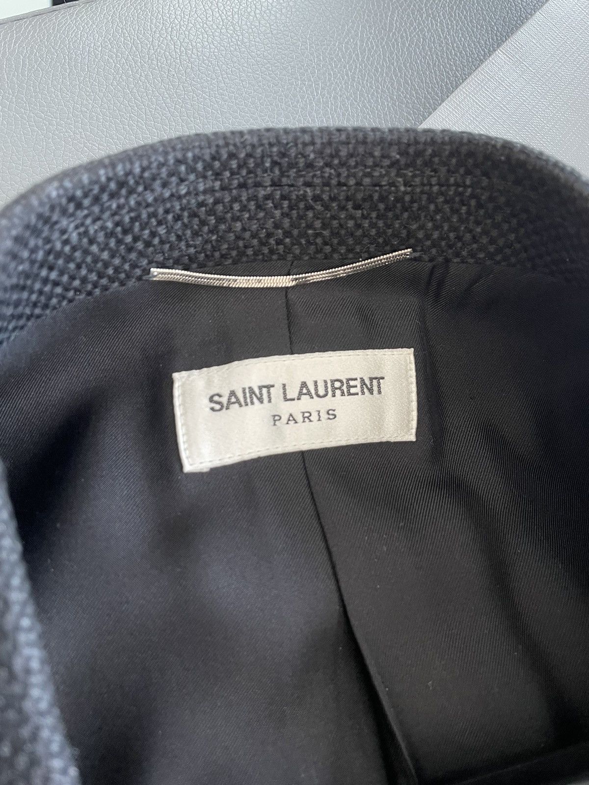 Hedi Slimane × Saint Laurent Paris × Yves Saint Laurent $4,100 Super Runway Saint Laurent Blazer Size 52R - 5 Thumbnail