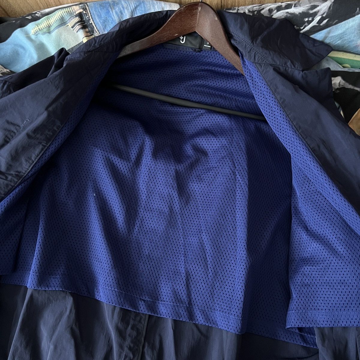 Japanese Brand 🥷 Uniqlo x Jil Sander Navy Nylon Light Jacket Size US S / EU 44-46 / 1 - 5 Thumbnail