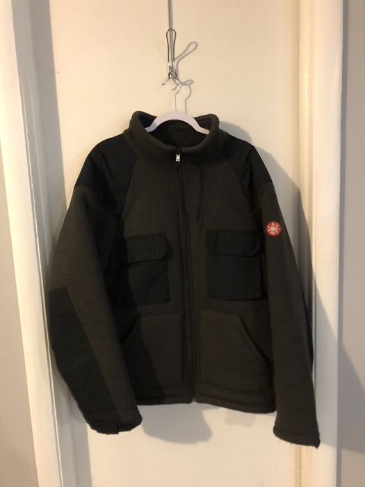 Cav Empt Cav Empt FW18 Boa Shell Panelled Fleece Jacket | Grailed