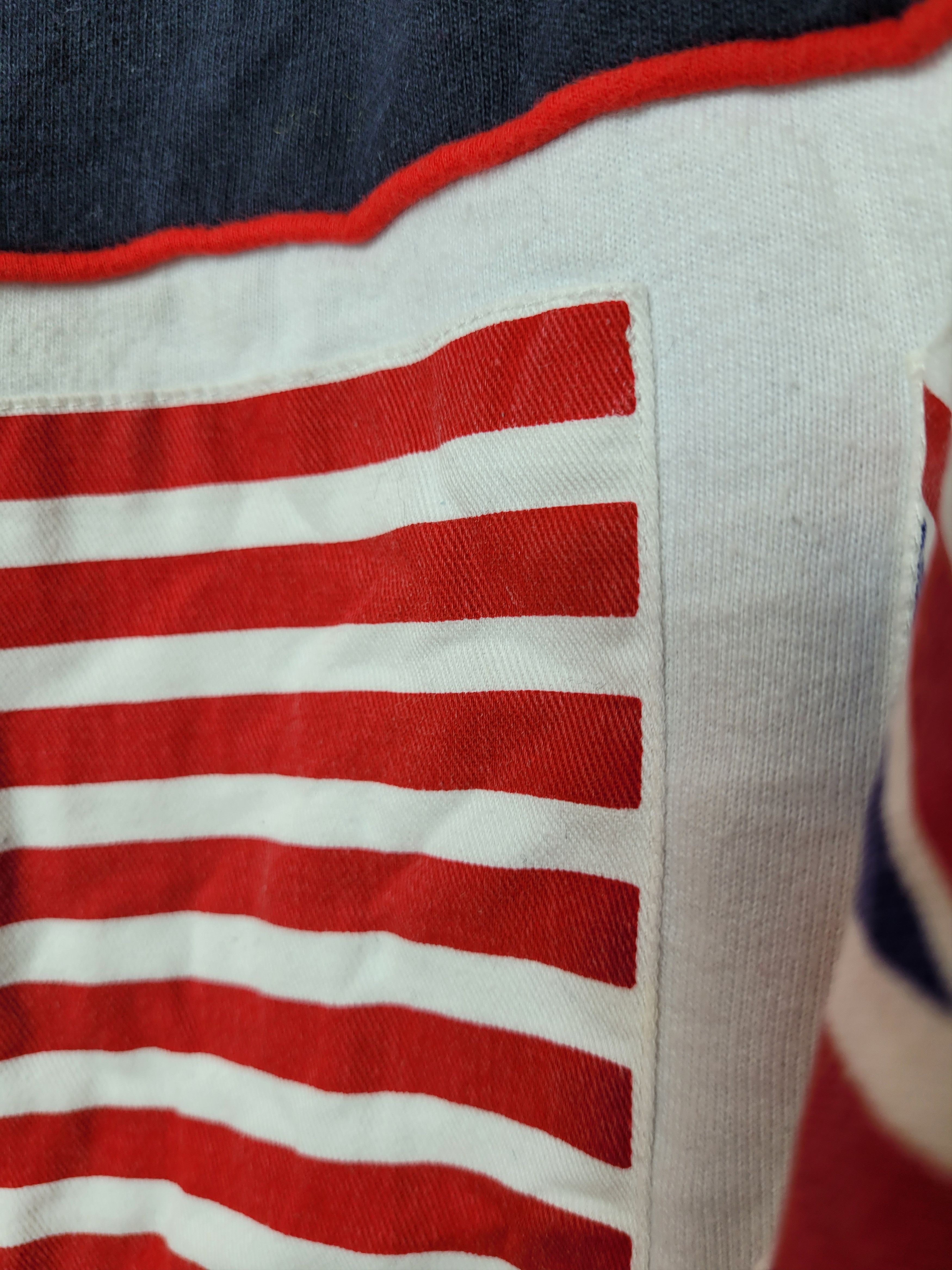 Vintage vintage flags halfzip sweatshirt USA Size US M / EU 48-50 / 2 - 6 Thumbnail