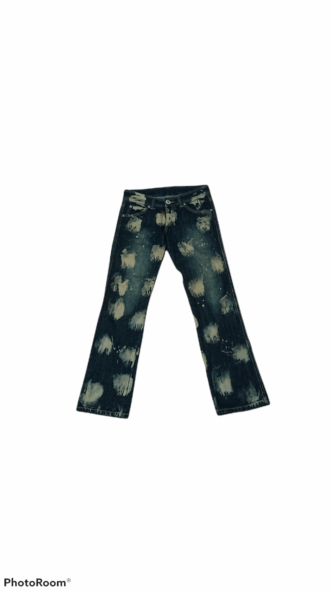 Japanese Brand × Seditionaries Vintage 90s Acid Wash Stamp By Grazie Jeans Kapital Style Size US 31 - 2 Thumbnail