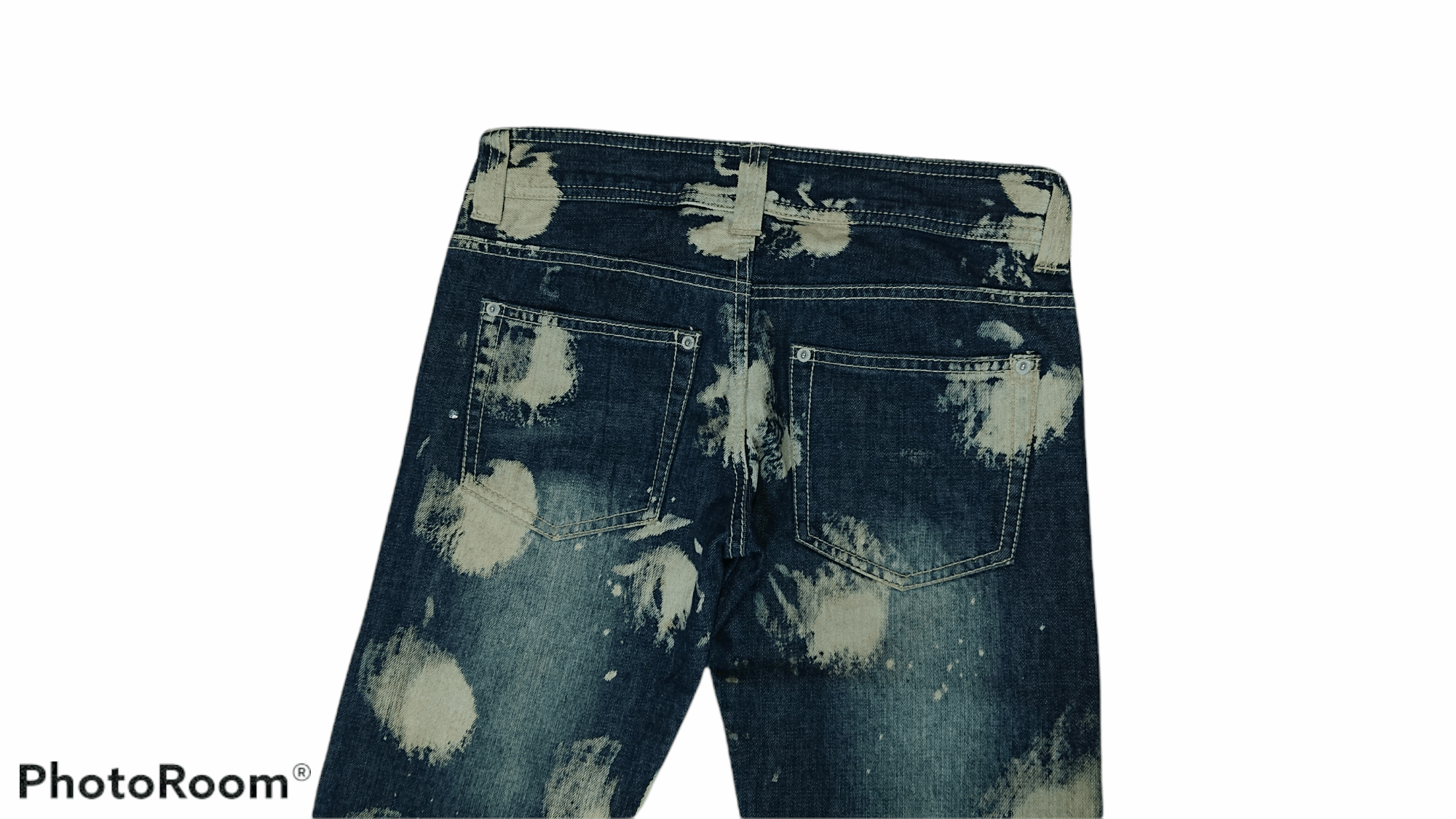Japanese Brand × Seditionaries Vintage 90s Acid Wash Stamp By Grazie Jeans Kapital Style Size US 31 - 4 Thumbnail