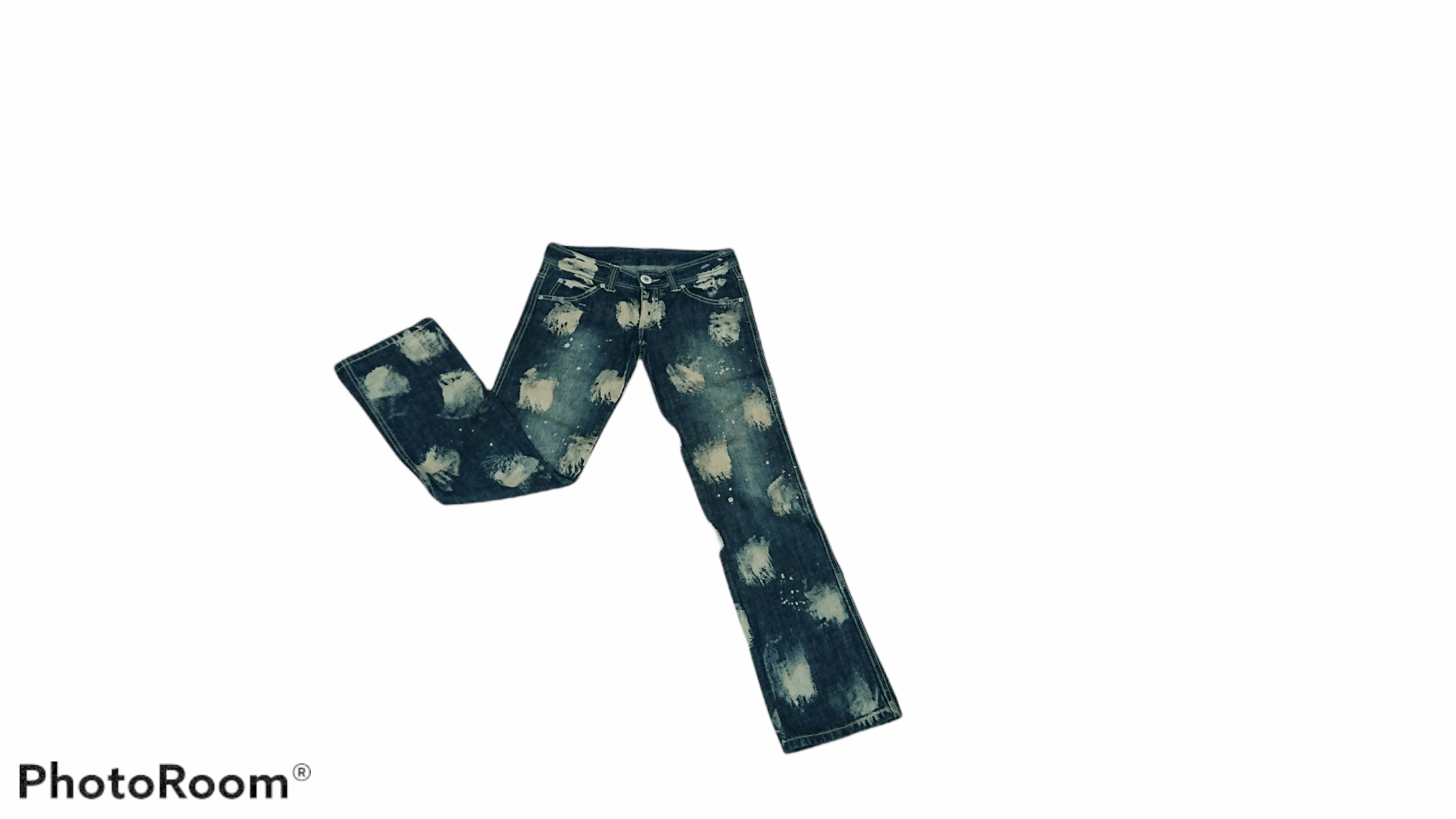 Japanese Brand × Seditionaries Vintage 90s Acid Wash Stamp By Grazie Jeans Kapital Style Size US 31 - 1 Thumbnail