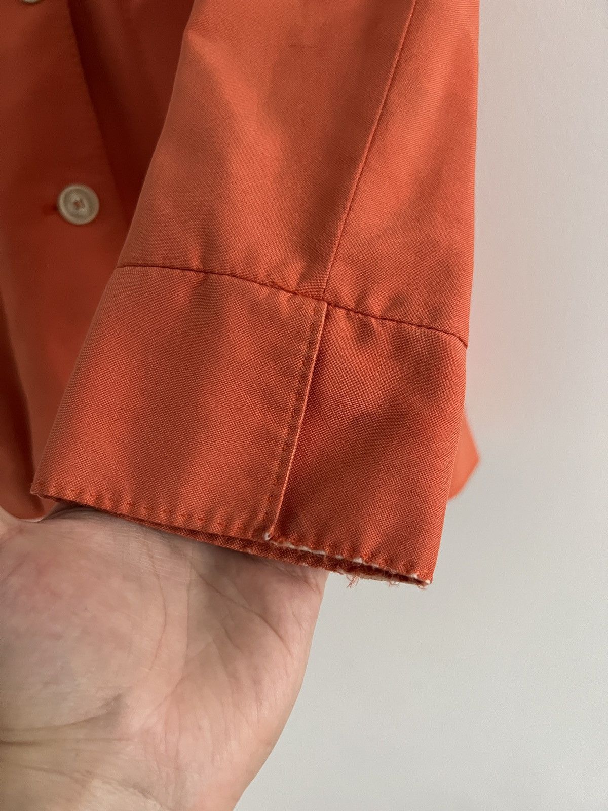 Loro Piana 🔥 Vintage Loro Piana Orange Cotton Jacket Size M / US 6-8 / IT 42-44 - 6 Thumbnail