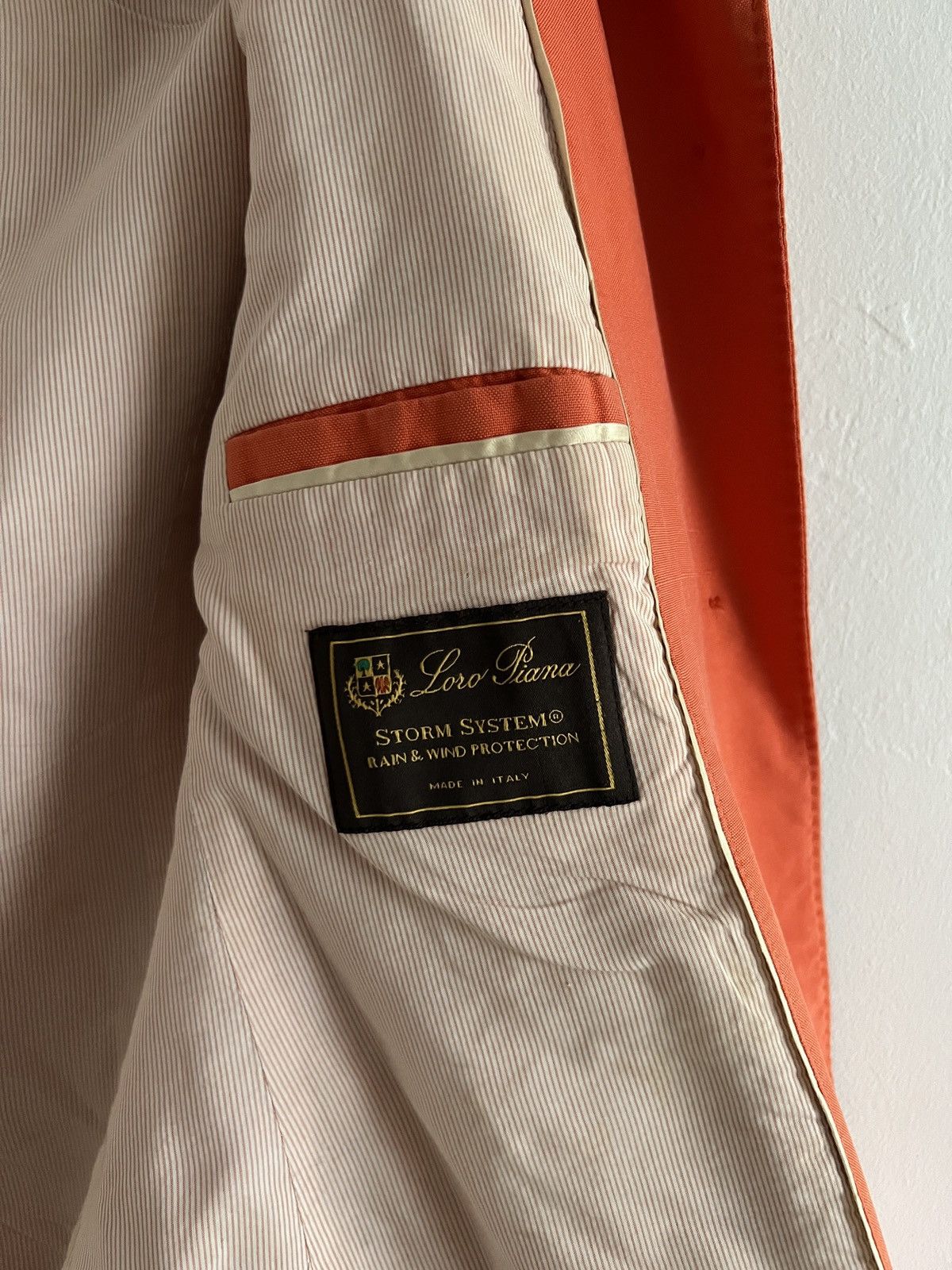 Loro Piana 🔥 Vintage Loro Piana Orange Cotton Jacket Size M / US 6-8 / IT 42-44 - 12 Thumbnail