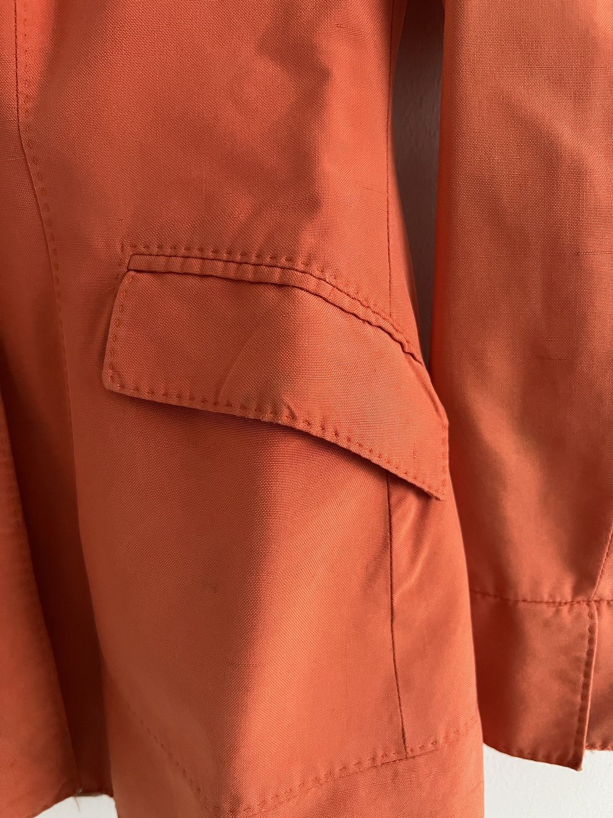 Loro Piana 🔥 Vintage Loro Piana Orange Cotton Jacket Size M / US 6-8 / IT 42-44 - 4 Thumbnail
