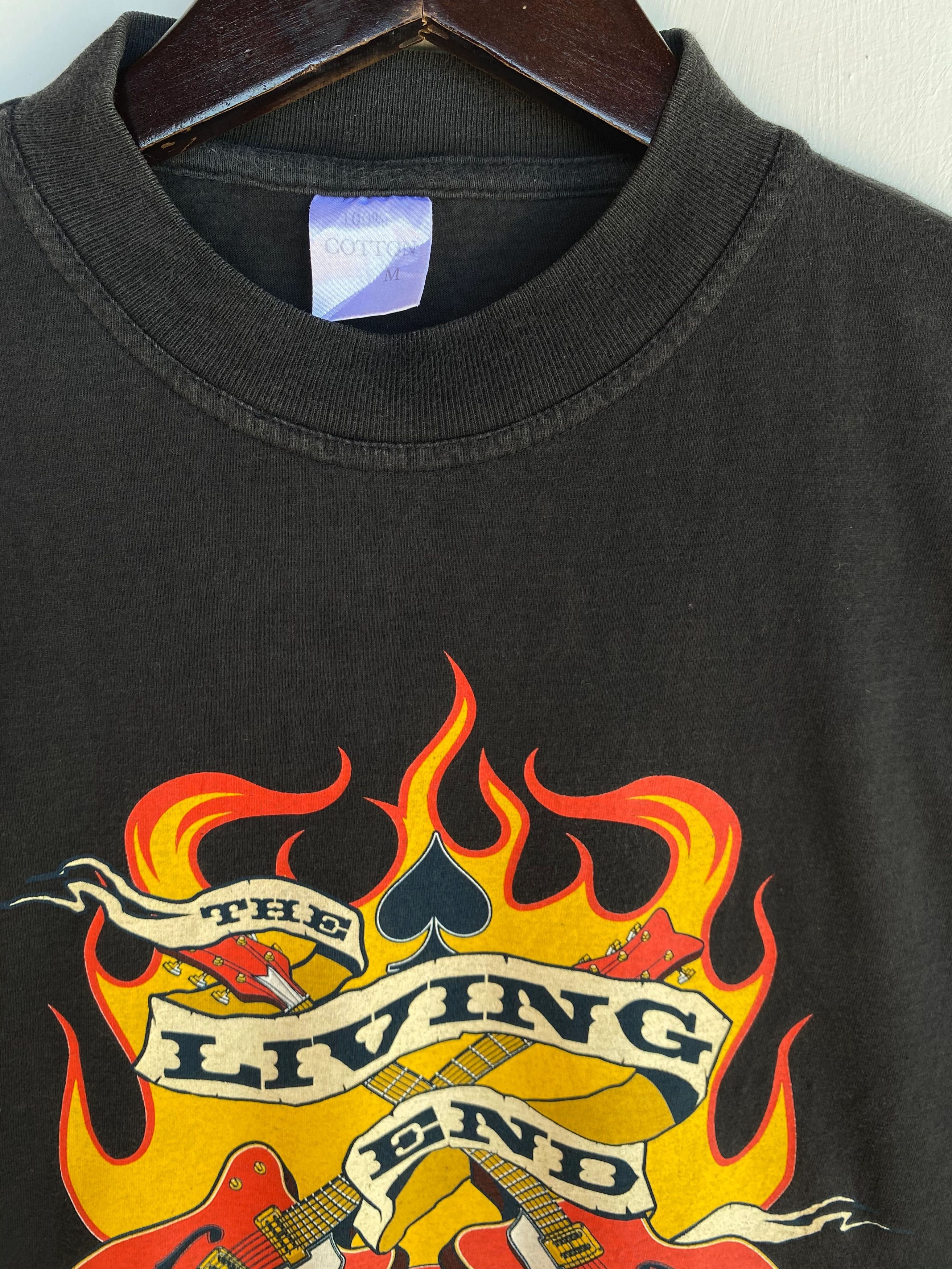 Band Tees 💥VINTAGE THE LIVING END punk rockabilly band 2001 shirt Size US M / EU 48-50 / 2 - 3 Thumbnail