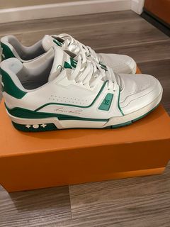 LV Trainers Green Mesh - The Shoe Box
