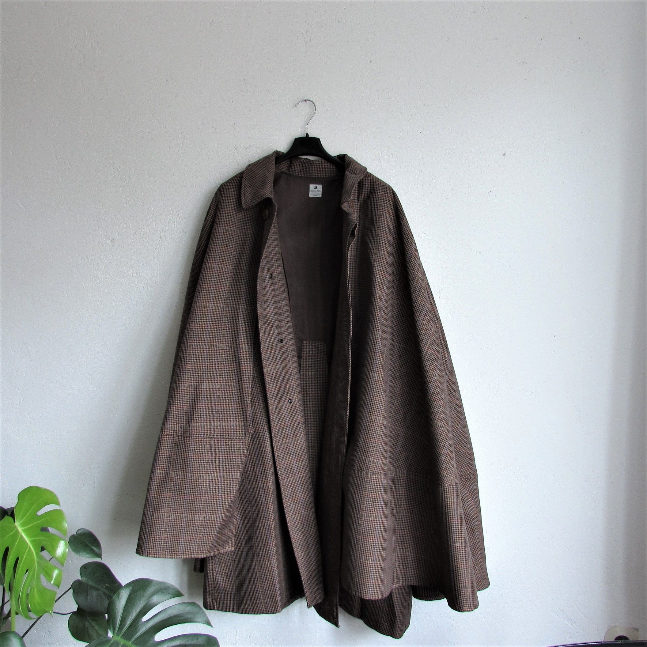 Sasquatchfabrix Sasquatchfabrix Layered Plaid Coat with Detachable Cape Size US L / EU 52-54 / 3 - 3 Thumbnail
