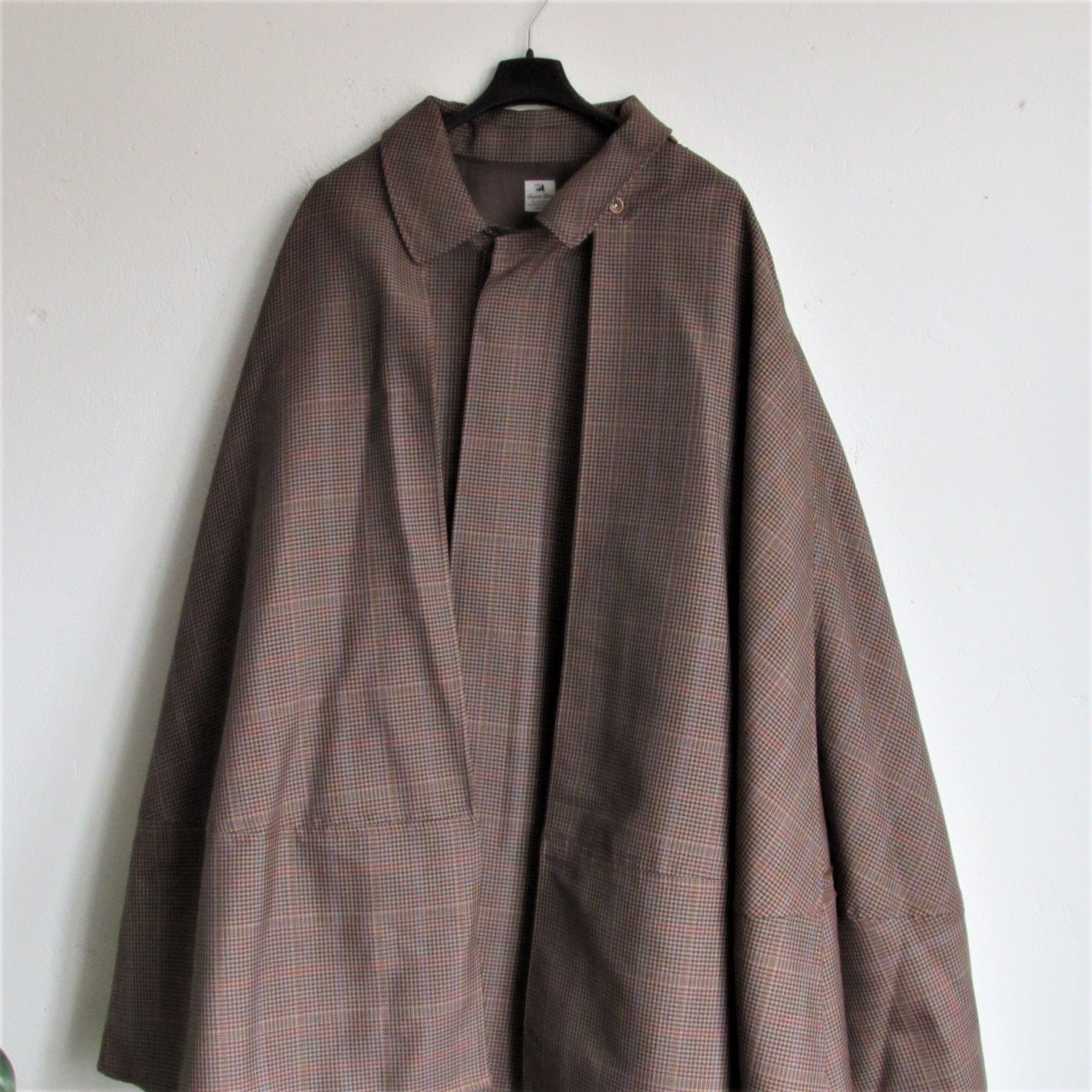 Sasquatchfabrix Sasquatchfabrix Layered Plaid Coat with Detachable Cape Size US L / EU 52-54 / 3 - 2 Thumbnail