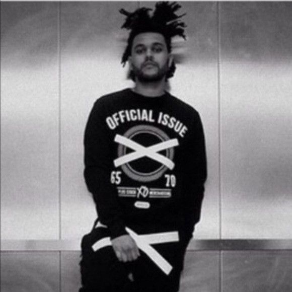 The Weeknd *RARE GRAIL* Official Issue XO Cut & Sew Crewneck 2014 Size US M / EU 48-50 / 2 - 2 Thumbnail