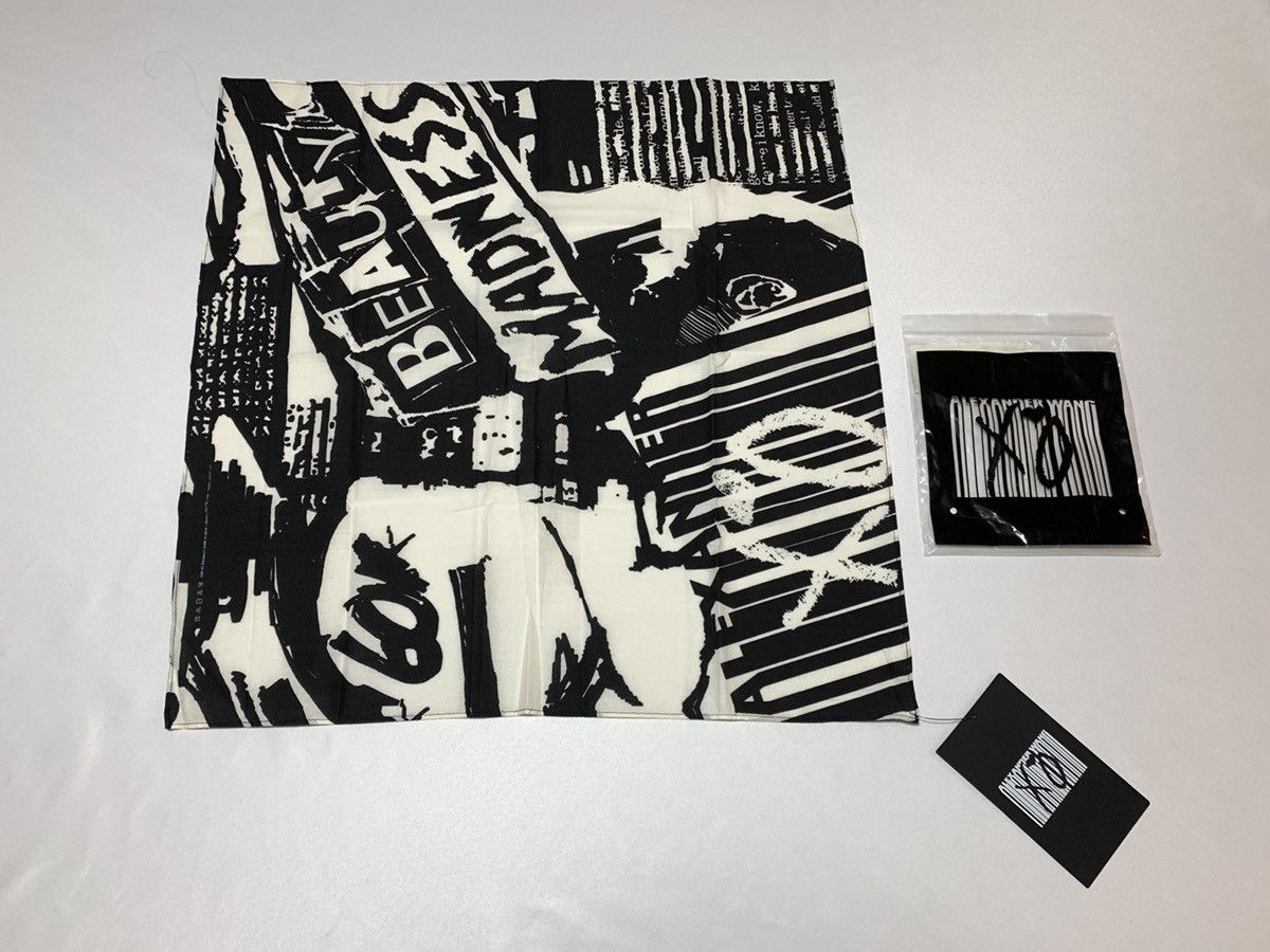 Alexander Wang THE WEEKND x ALEXANDER WANG X OFFICIAL ISSUE XO BANDANA 2014 Size ONE SIZE - 1 Thumbnail