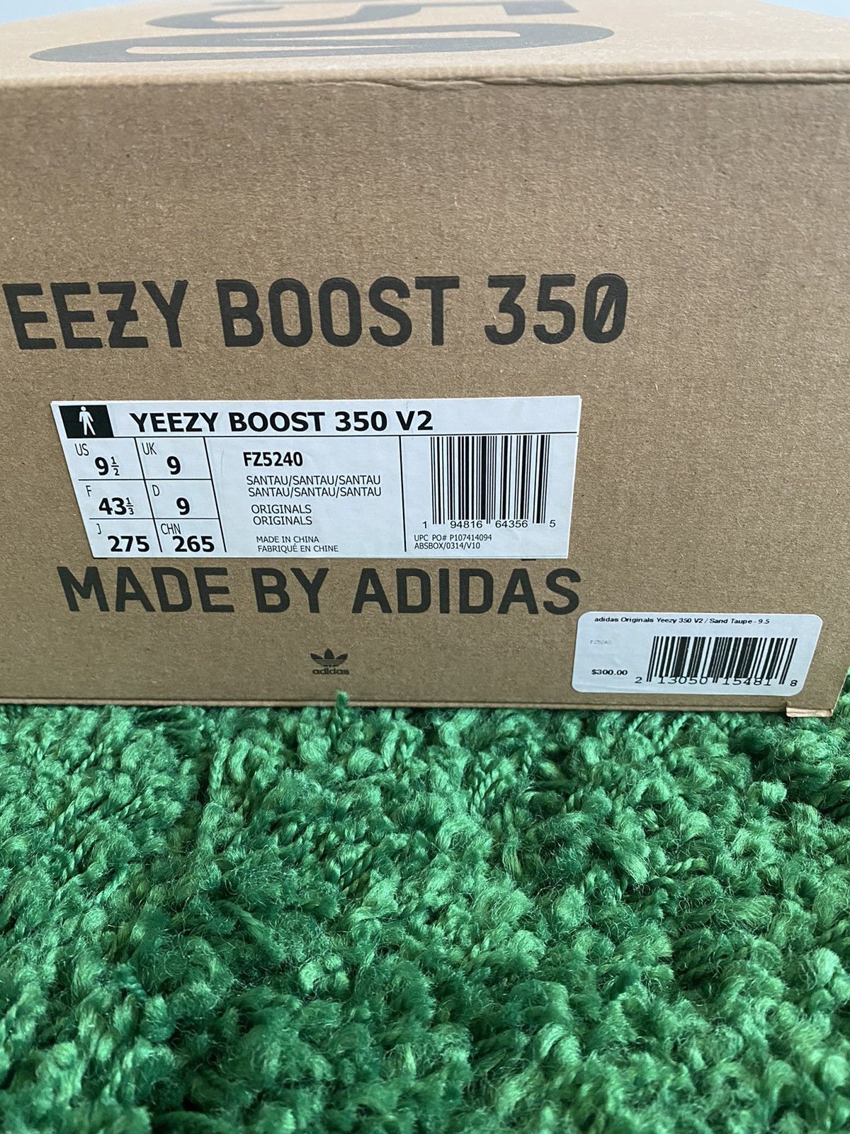 Adidas × Kanye West Yeezy boost 350 v2 sand taupe Size US 9.5 / EU 42-43 - 3 Thumbnail
