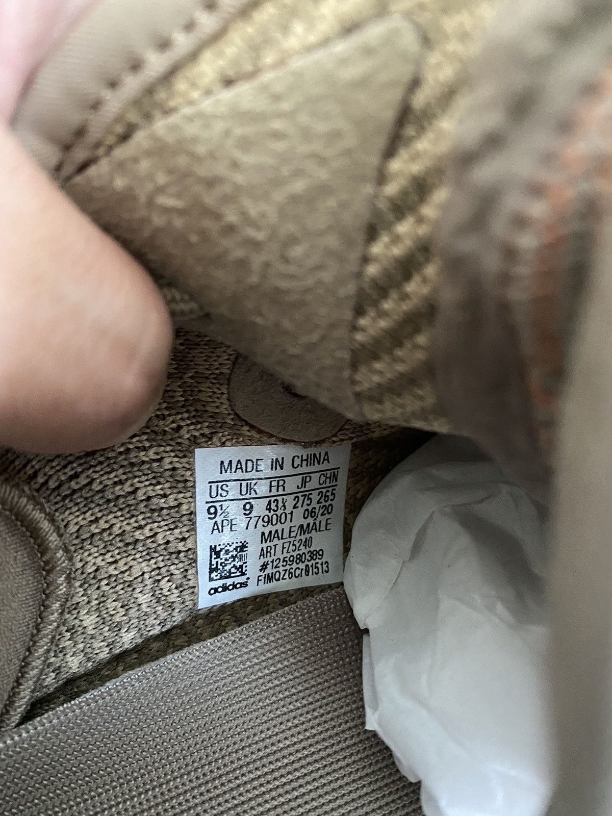 Adidas × Kanye West Yeezy boost 350 v2 sand taupe Size US 9.5 / EU 42-43 - 2 Thumbnail