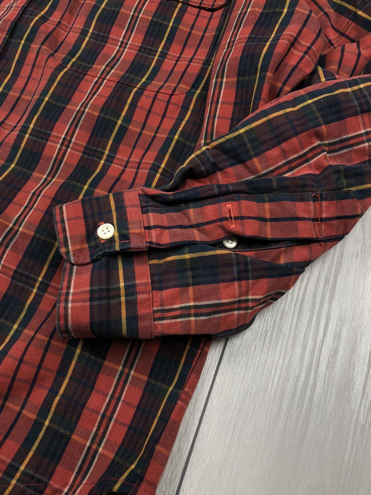 Polo Ralph Lauren × Vintage Polo Ralph Lauren Vintage Flannel Checked Shirts Size XL Size US XL / EU 56 / 4 - 5 Thumbnail