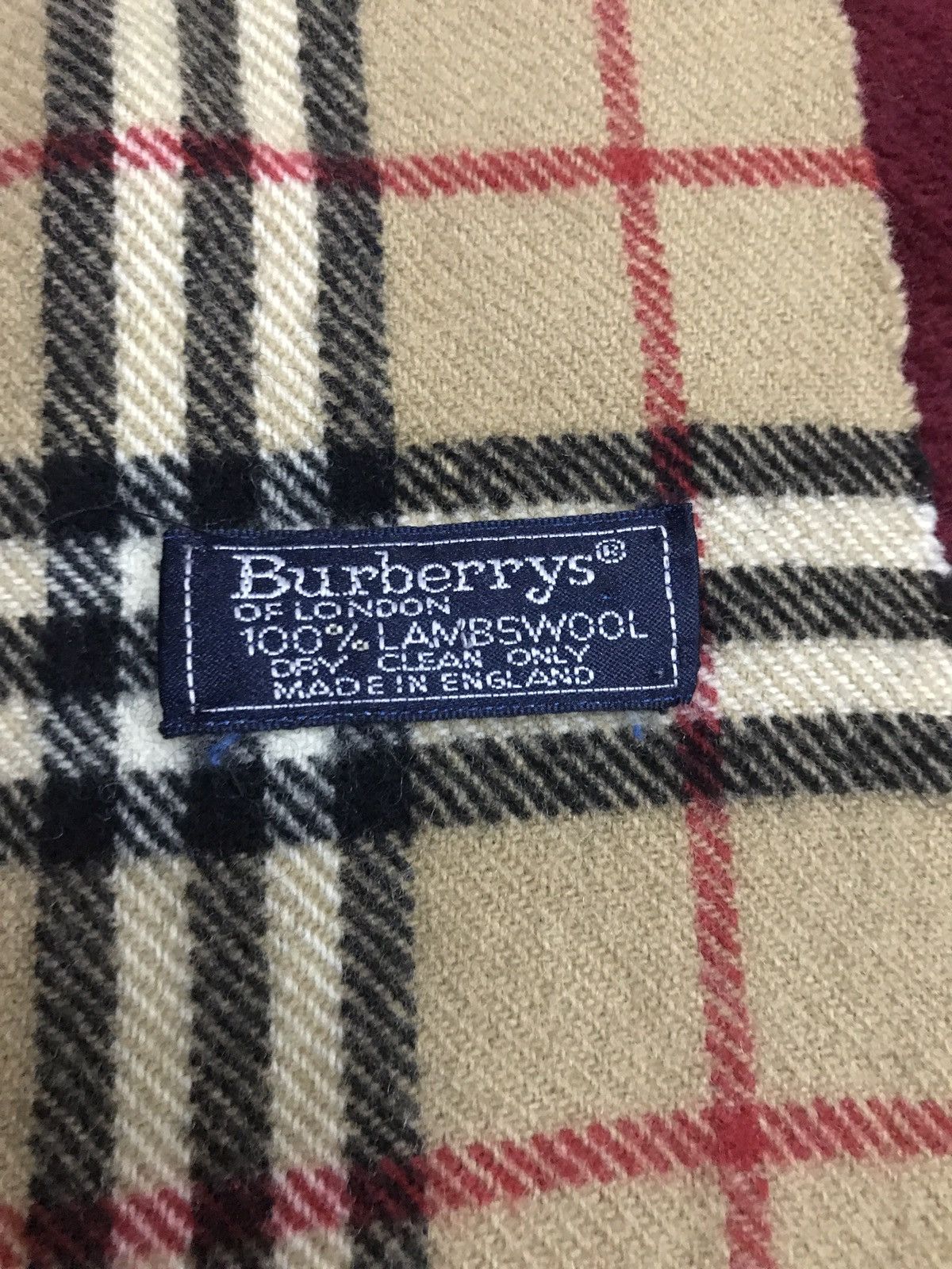 Burberry MUFFLER BURBERRYS LIGHT BROWN Size ONE SIZE - 2 Thumbnail