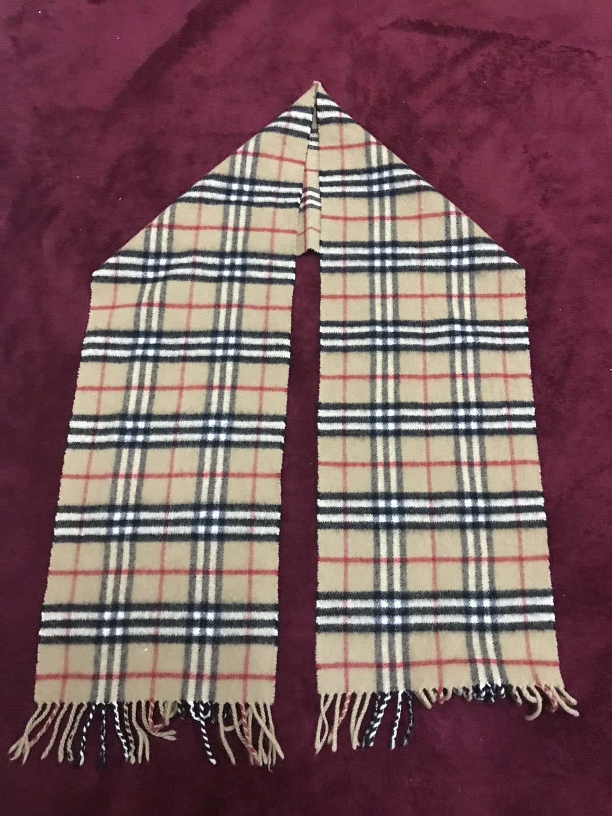 Burberry MUFFLER BURBERRYS LIGHT BROWN Size ONE SIZE - 1 Thumbnail