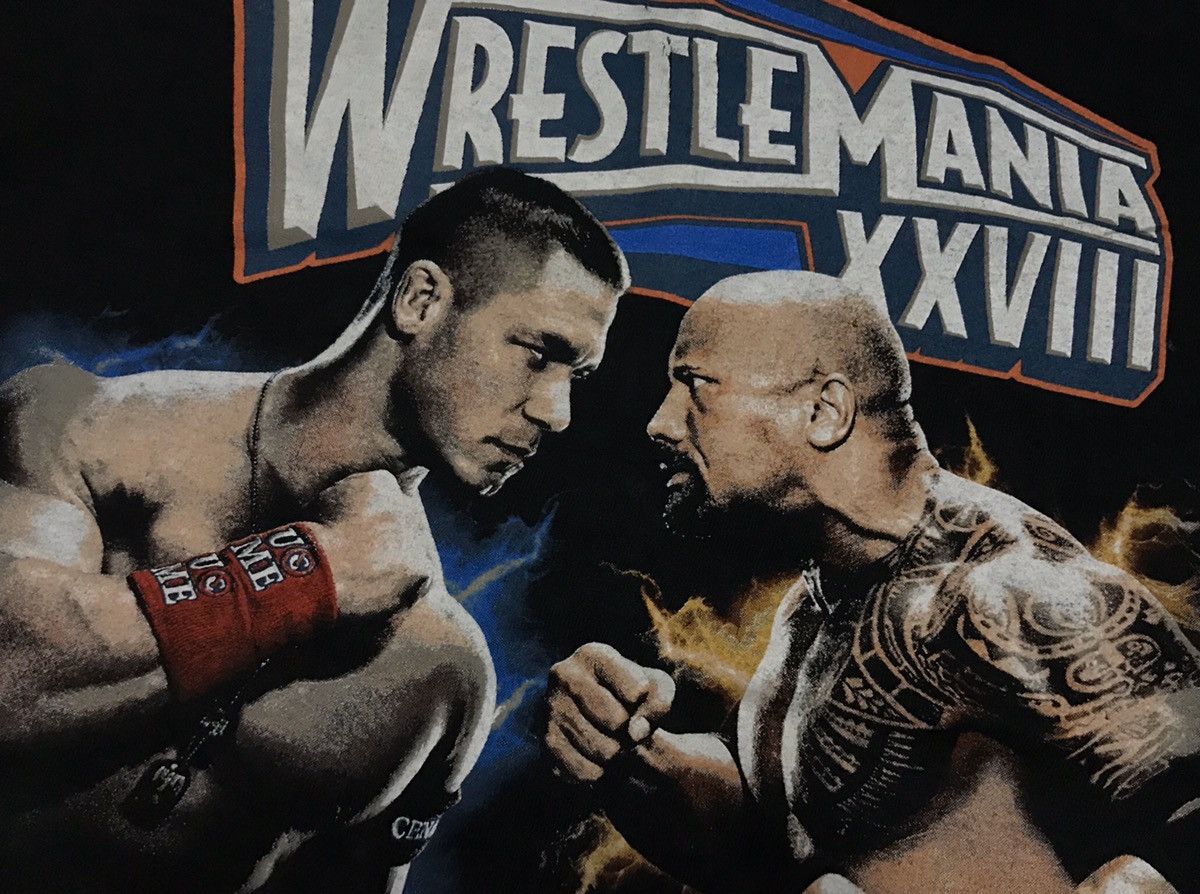 WWE John Cena Vs The Rock Epic Fighting Promo Shirt Size US M / EU 48-50 / 2 - 3 Thumbnail