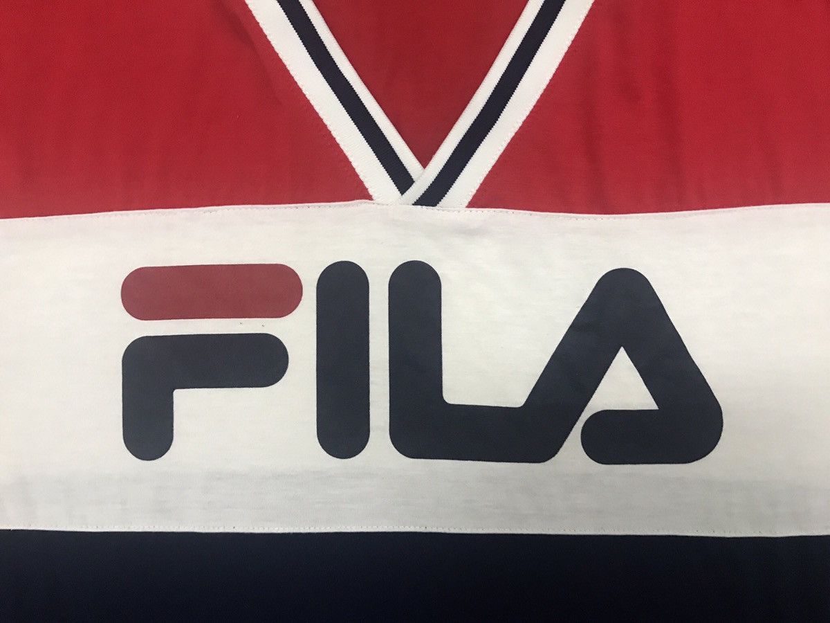 Fila Vintage navy Fila spellout Size US M / EU 48-50 / 2 - 5 Thumbnail