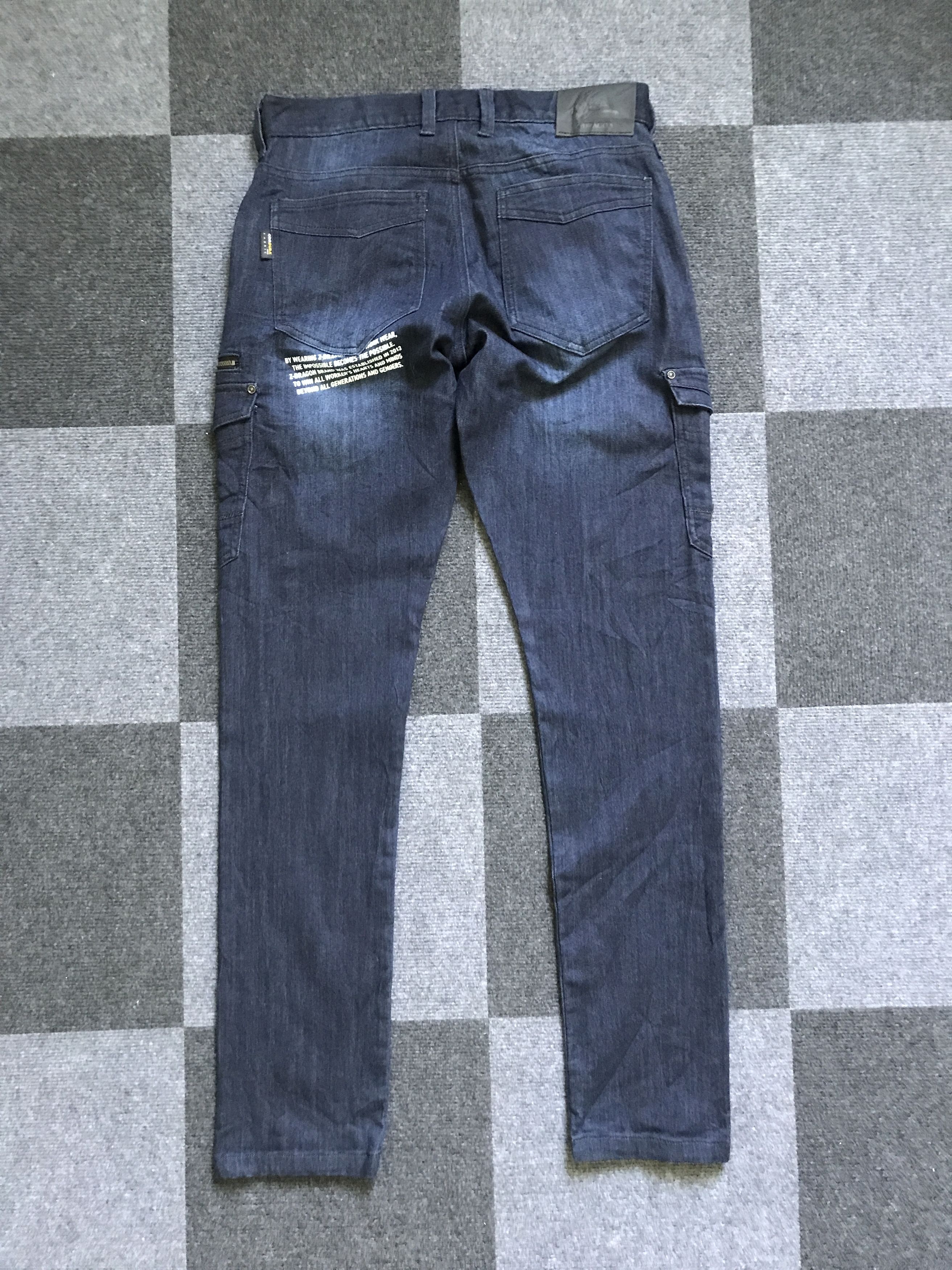 Japanese Brand CP204 ZDragon Japan Indigo Cordura Cargo Pant Size US 30 / EU 46 - 10 Thumbnail