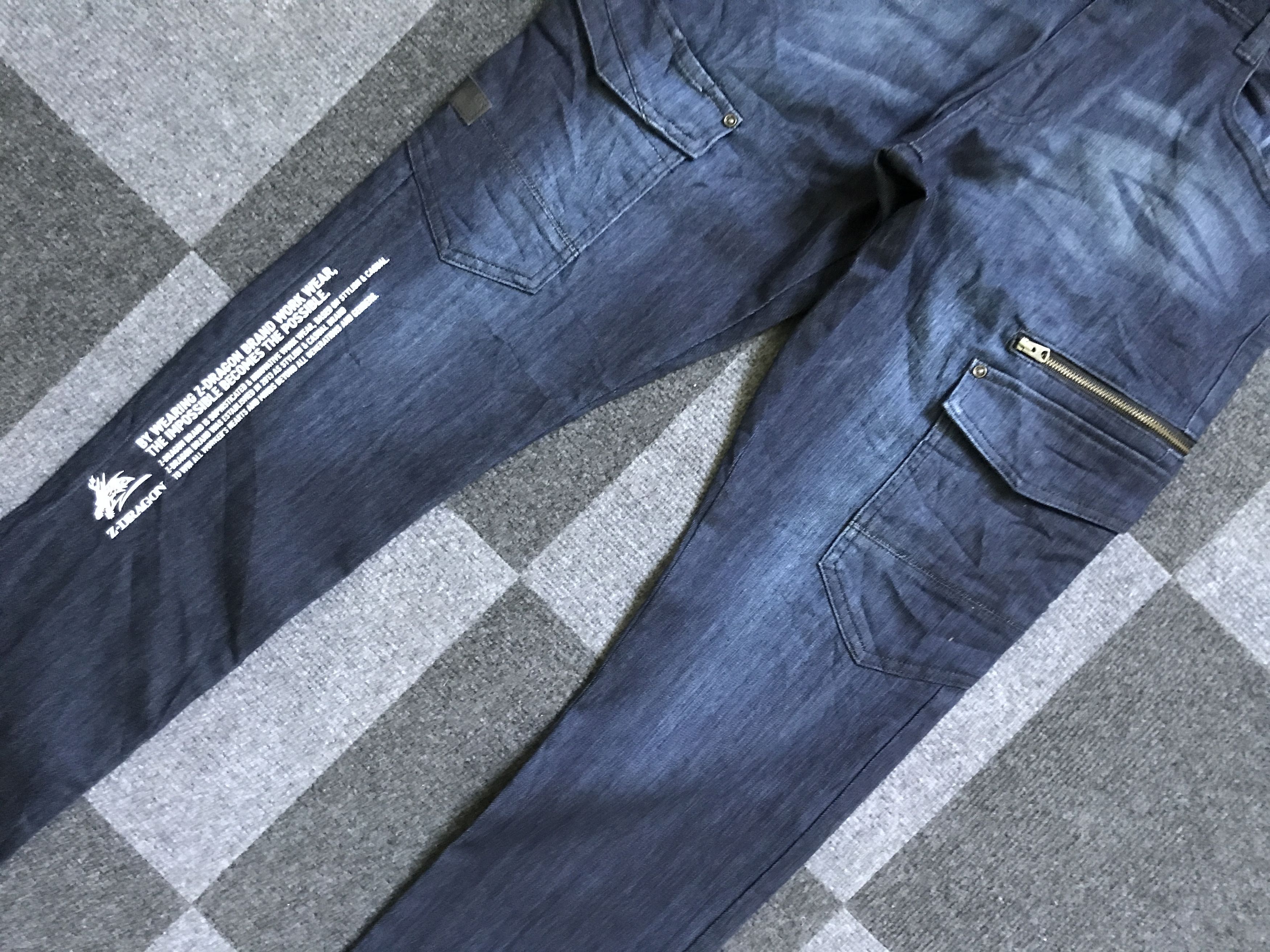 Japanese Brand CP204 ZDragon Japan Indigo Cordura Cargo Pant Size US 30 / EU 46 - 5 Thumbnail