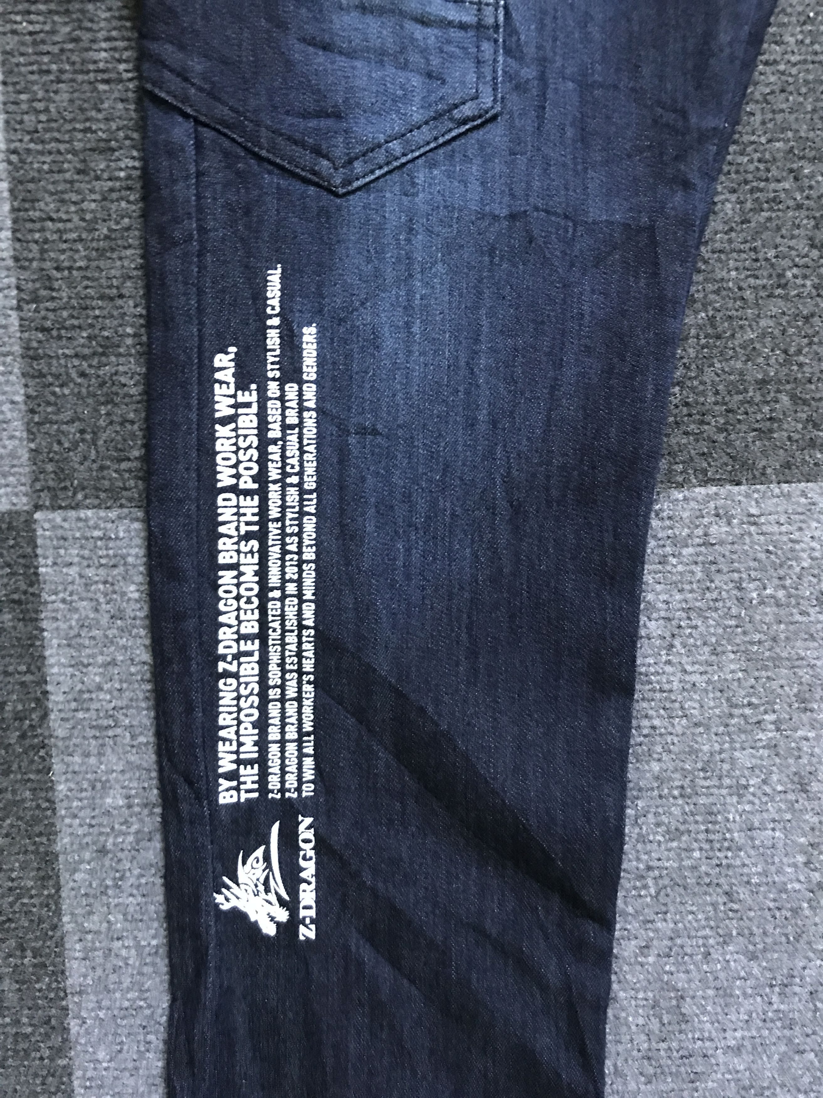 Japanese Brand CP204 ZDragon Japan Indigo Cordura Cargo Pant Size US 30 / EU 46 - 7 Thumbnail