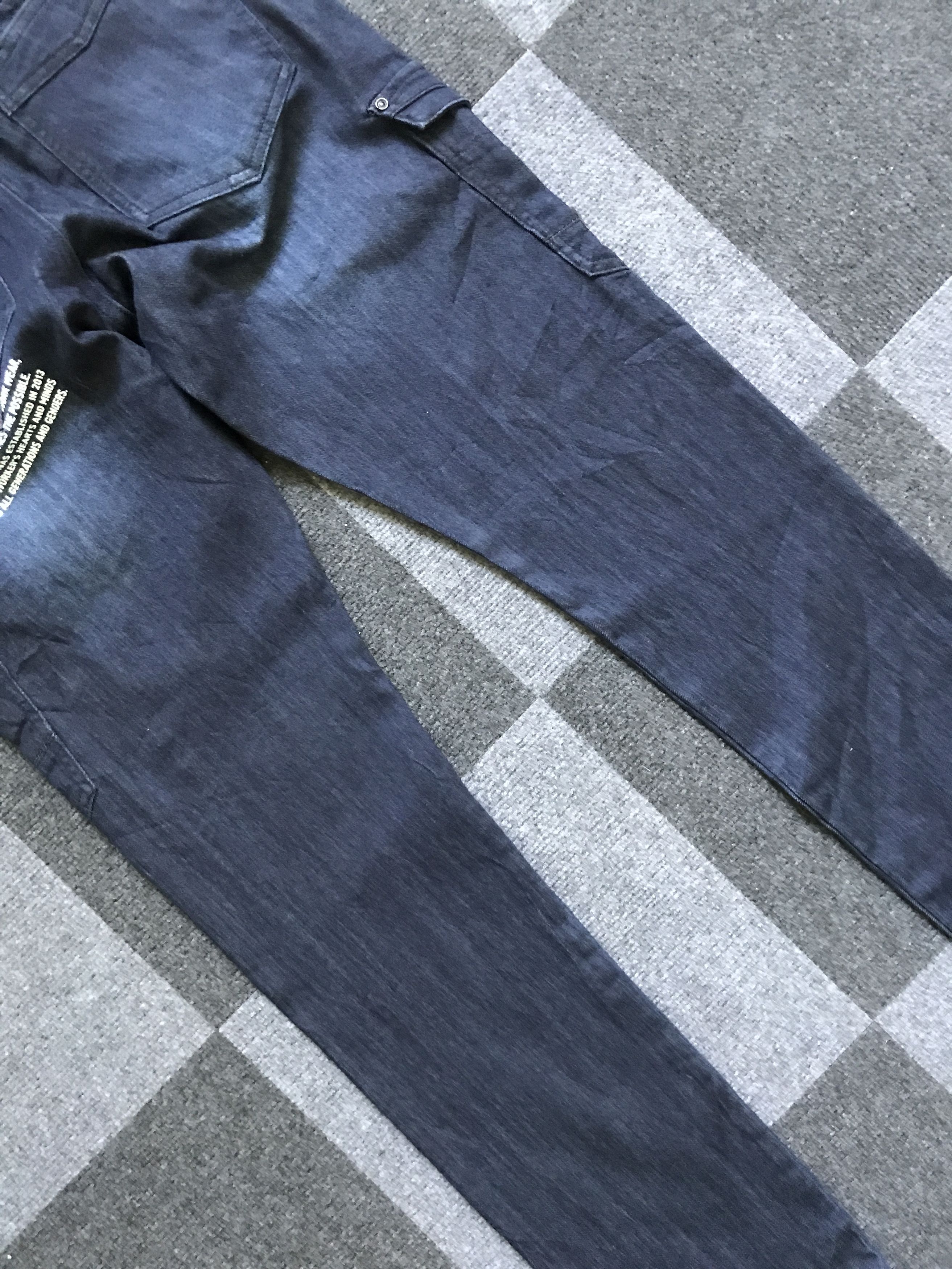 Japanese Brand CP204 ZDragon Japan Indigo Cordura Cargo Pant Size US 30 / EU 46 - 12 Thumbnail