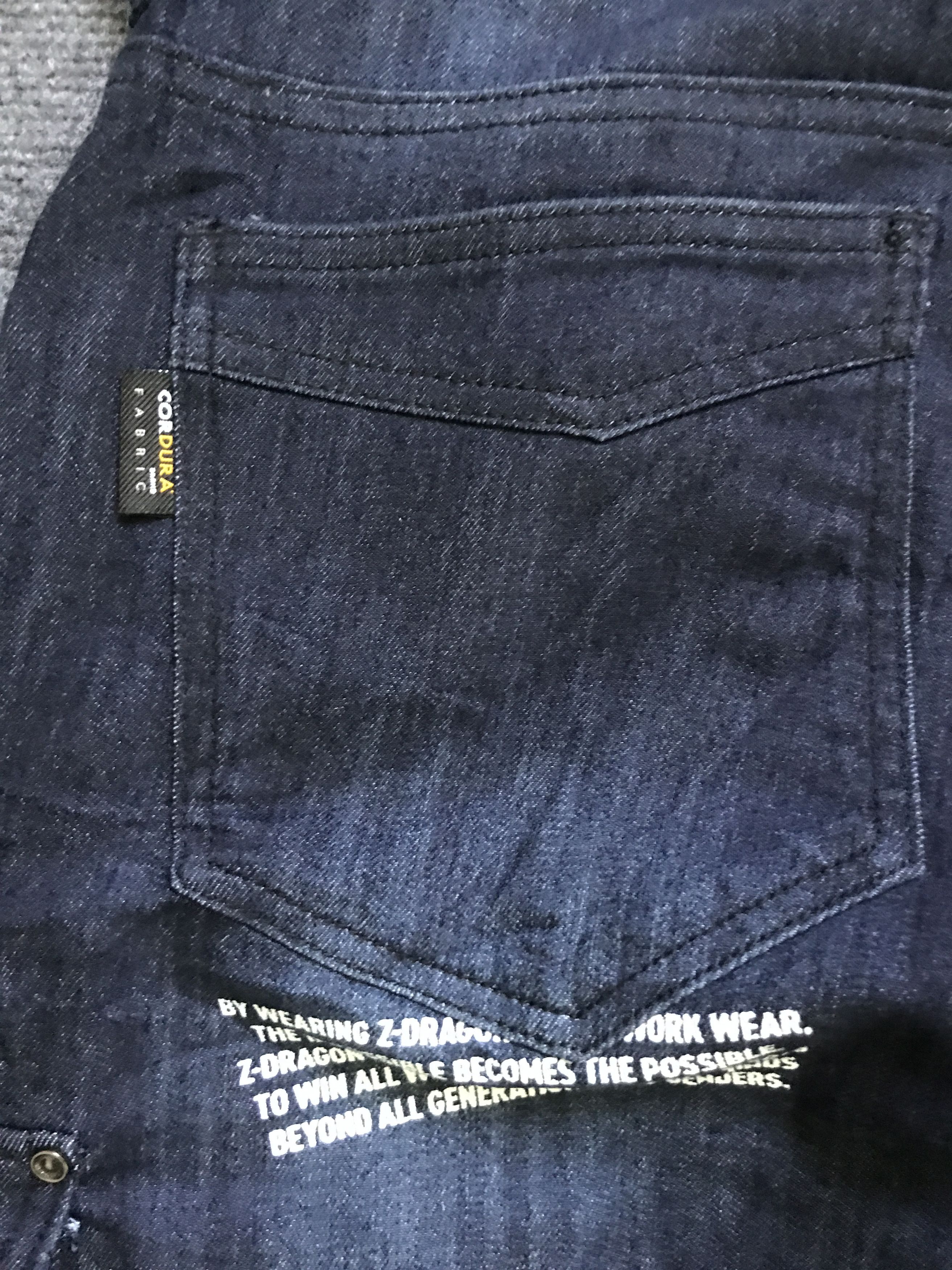 Japanese Brand CP204 ZDragon Japan Indigo Cordura Cargo Pant Size US 30 / EU 46 - 14 Thumbnail