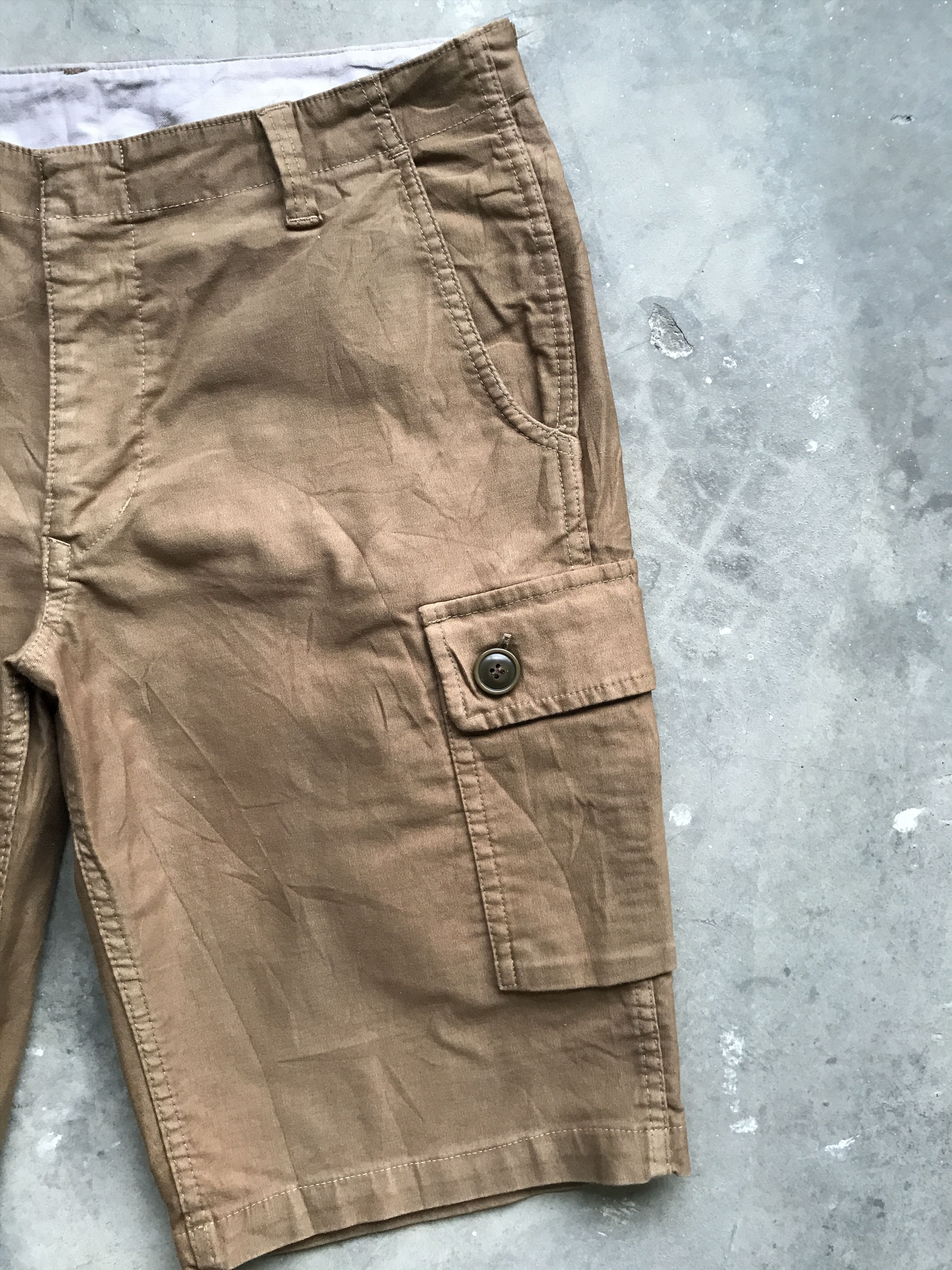 Blue Blue Japan × HOLLYWOOD RANCH MARKET × Okura HRMARKET BLUE BLUE SEIKI Japan Military Short Cargo Pant Size US 34 / EU 50 - 2 Thumbnail