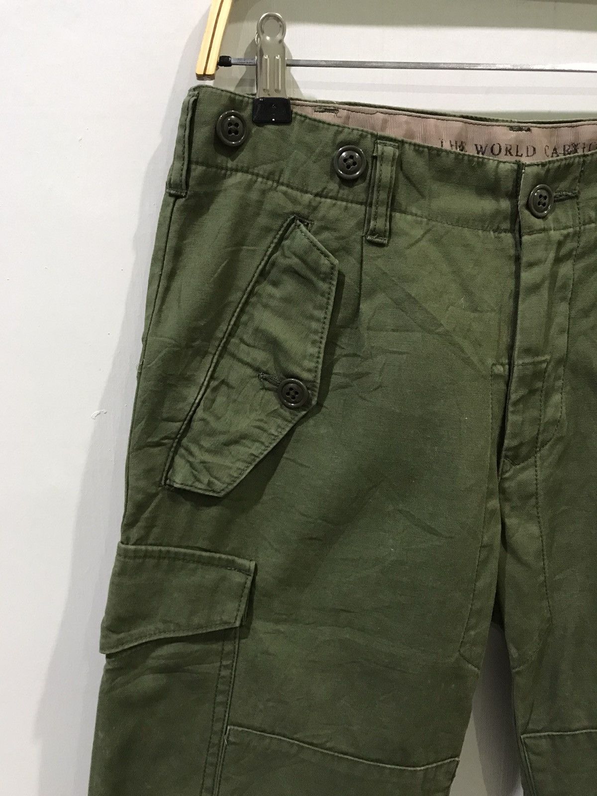 Japanese Brand BACK NUMBER Japan Double Knee Swedish Military Cargo Pant Size US 30 / EU 46 - 3 Thumbnail