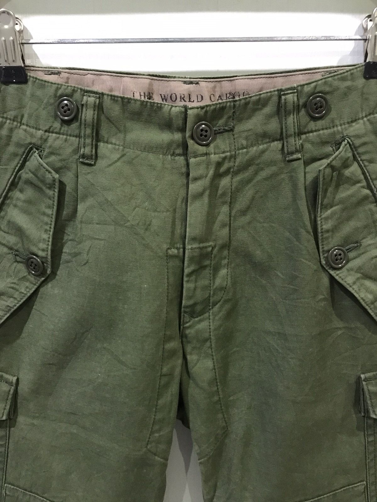 Japanese Brand BACK NUMBER Japan Double Knee Swedish Military Cargo Pant Size US 30 / EU 46 - 7 Thumbnail