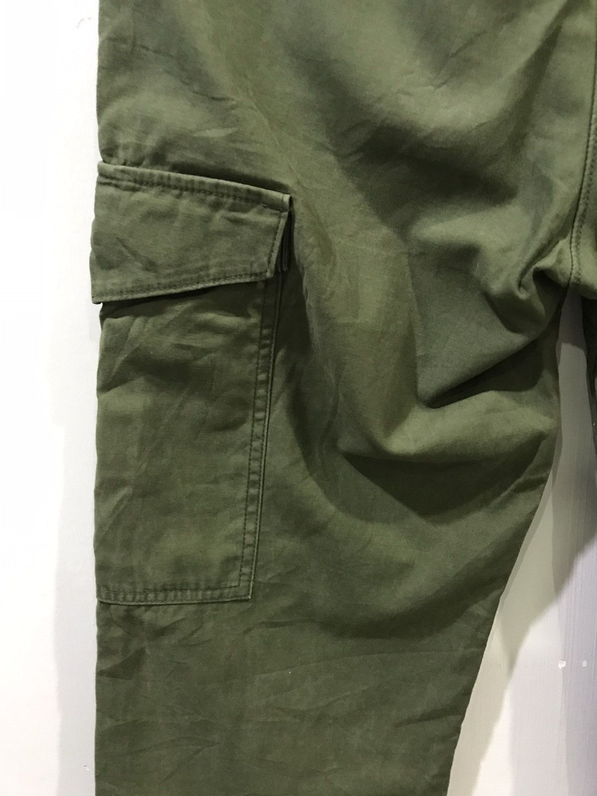 Japanese Brand BACK NUMBER Japan Double Knee Swedish Military Cargo Pant Size US 30 / EU 46 - 12 Thumbnail