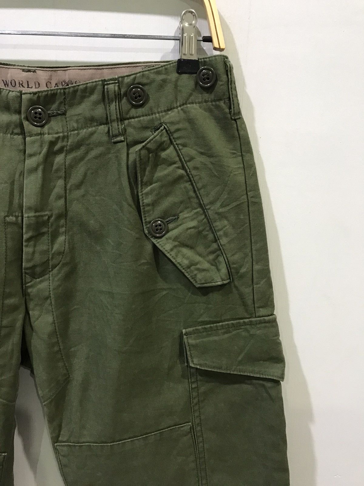 Japanese Brand BACK NUMBER Japan Double Knee Swedish Military Cargo Pant Size US 30 / EU 46 - 2 Thumbnail