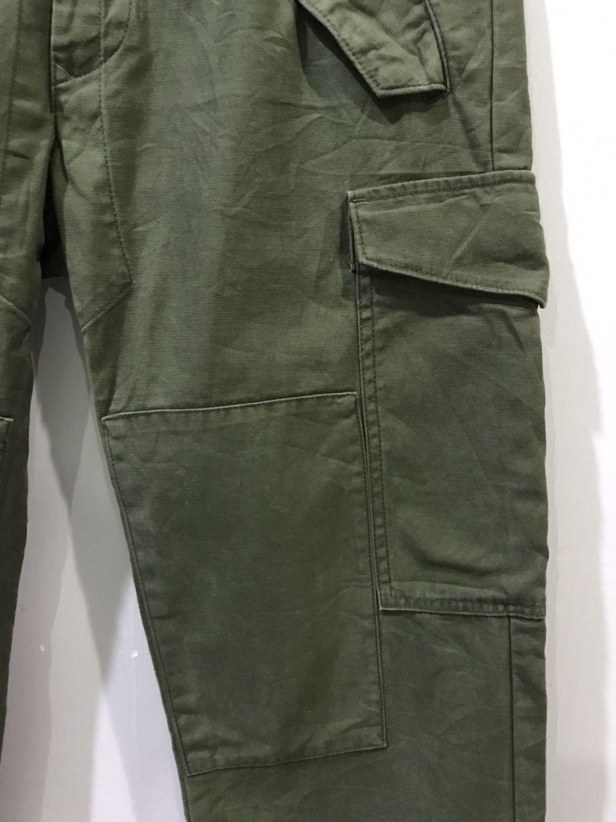 Japanese Brand BACK NUMBER Japan Double Knee Swedish Military Cargo Pant Size US 30 / EU 46 - 4 Thumbnail
