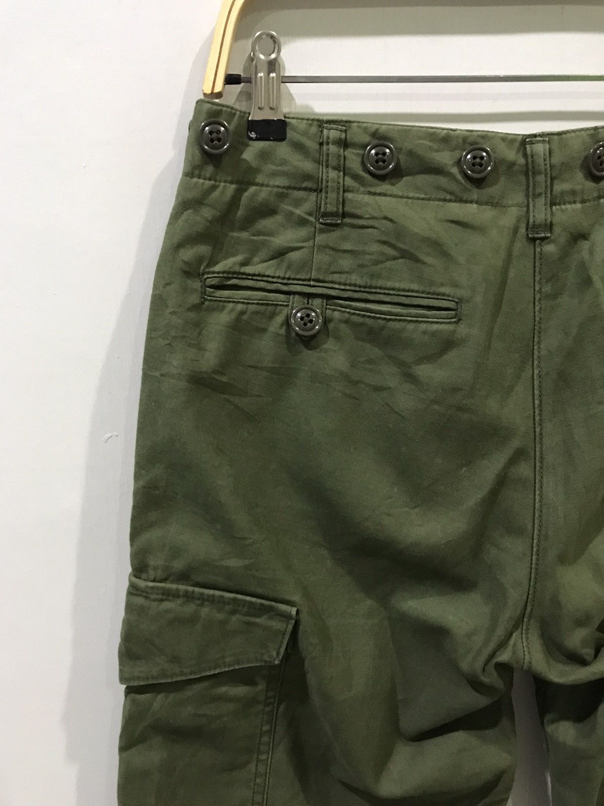 Japanese Brand BACK NUMBER Japan Double Knee Swedish Military Cargo Pant Size US 30 / EU 46 - 10 Thumbnail
