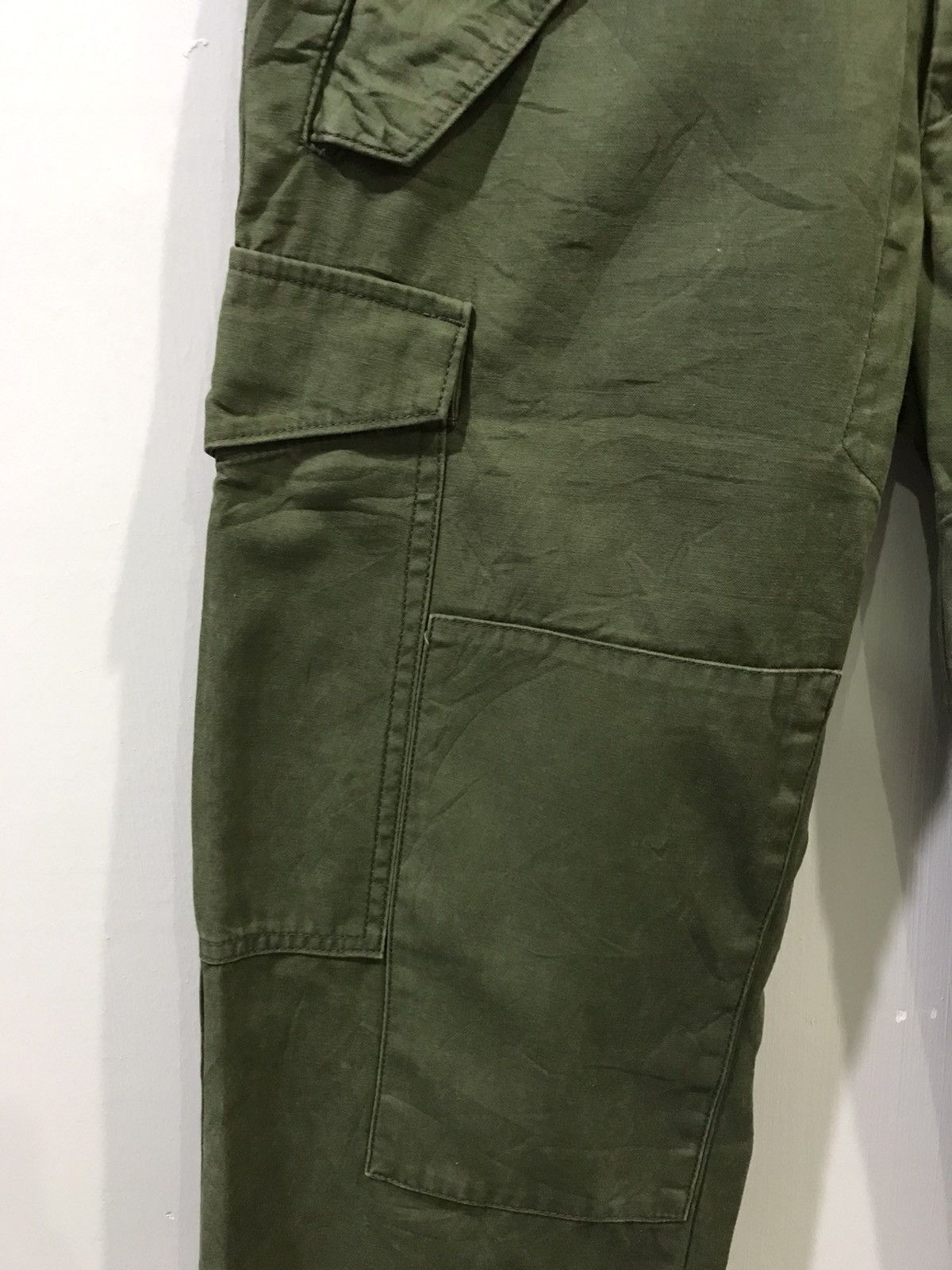 Japanese Brand BACK NUMBER Japan Double Knee Swedish Military Cargo Pant Size US 30 / EU 46 - 5 Thumbnail